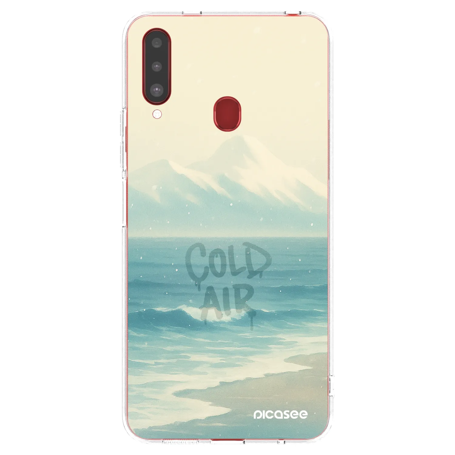 Picasee silikonska prozirna maskica za Samsung Galaxy A20s - COLD AIR