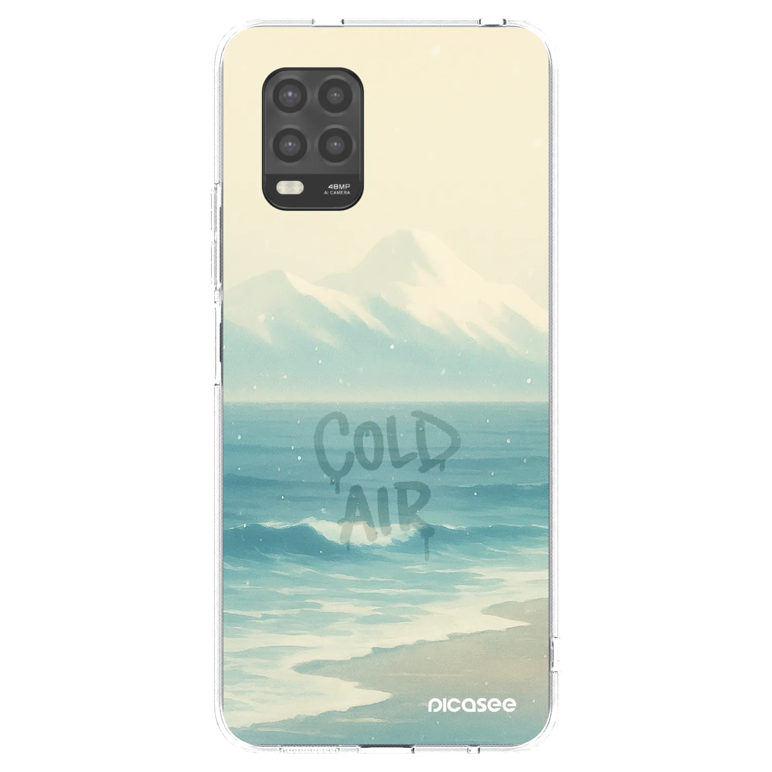 Picasee silikonska prozirna maskica za Xiaomi Mi 10 Lite - COLD AIR