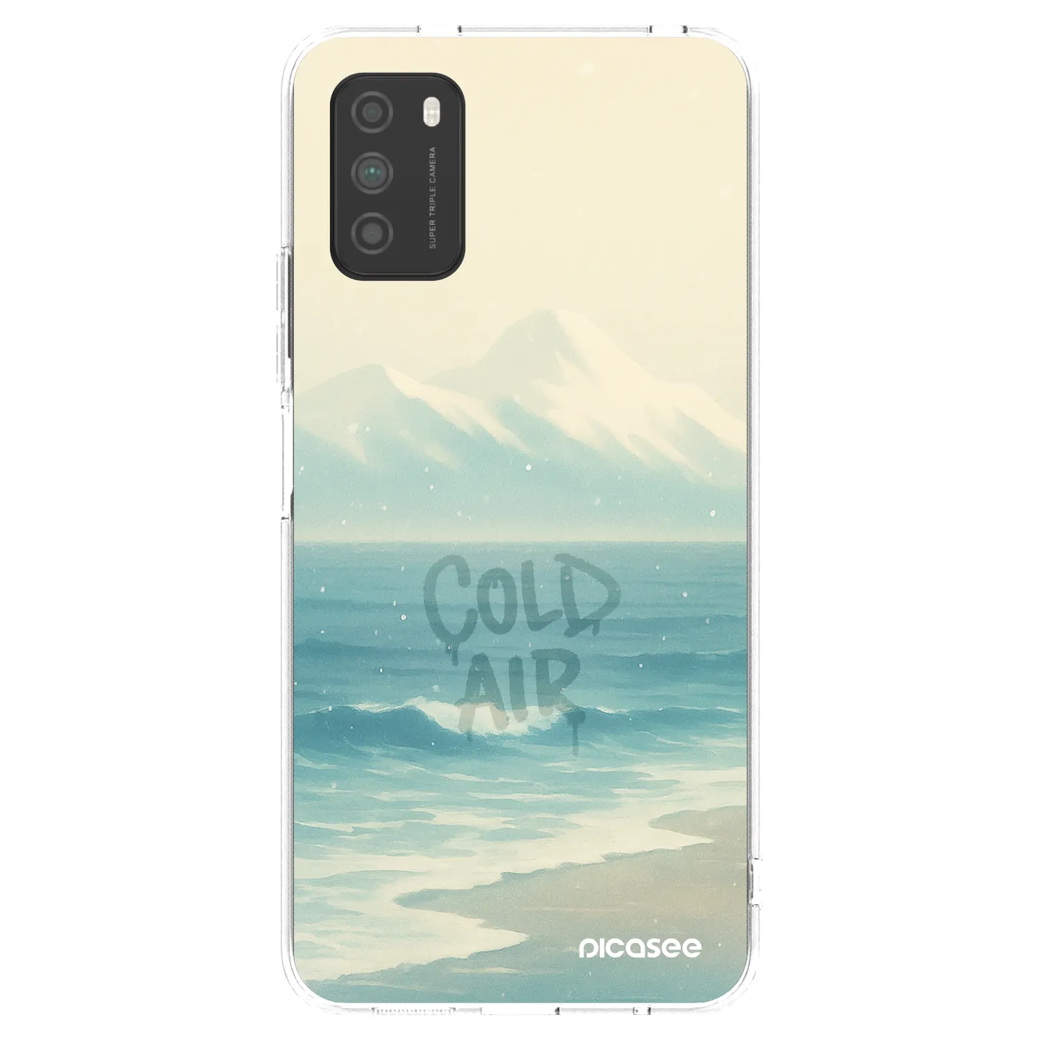 Picasee silikonska prozirna maskica za Xiaomi Poco M3 - COLD AIR