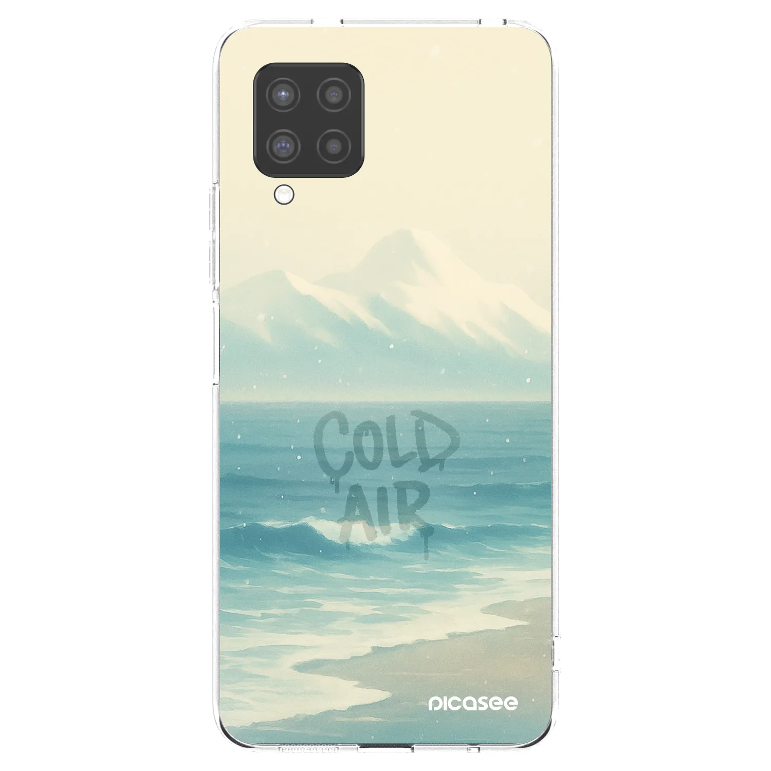 Picasee silikonska prozirna maskica za Samsung Galaxy A42 A426B - COLD AIR