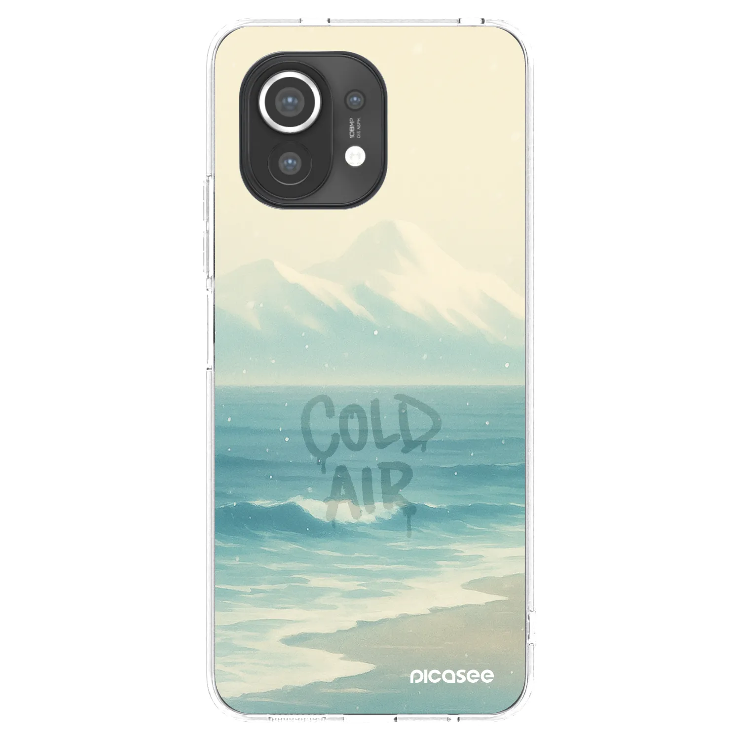 Picasee silikonska prozirna maskica za Xiaomi Mi 11 - COLD AIR