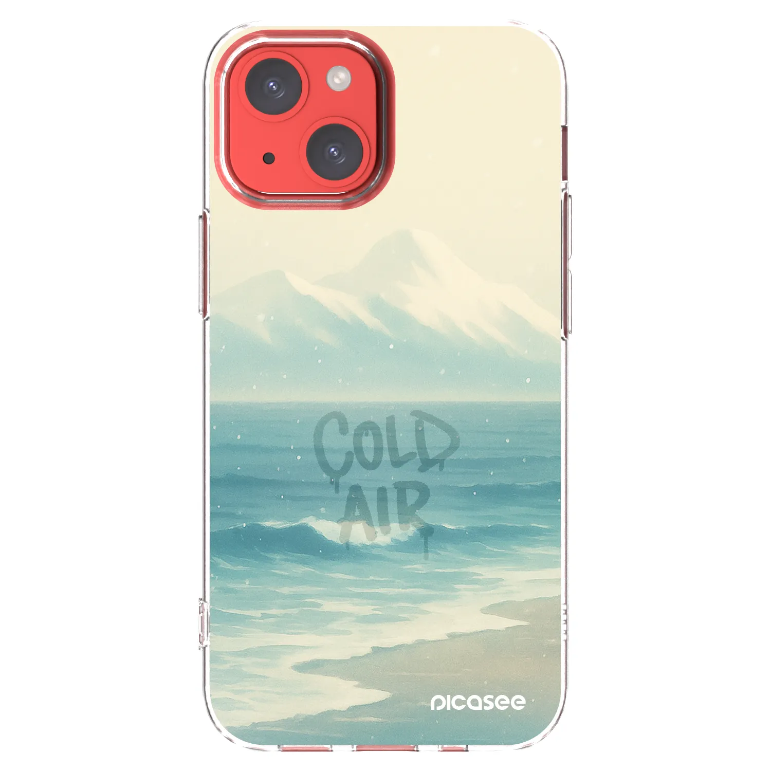 Picasee silikonska prozirna maskica za Apple iPhone 13 mini - COLD AIR