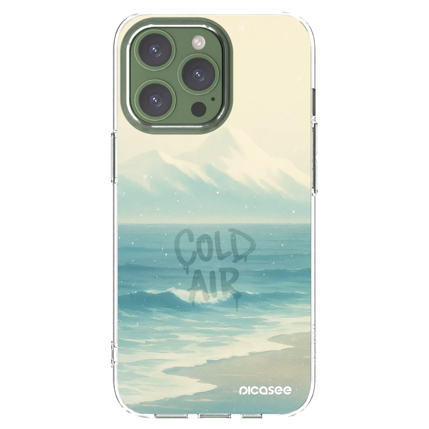 Picasee silikonska prozirna maskica za Apple iPhone 13 Pro - COLD AIR