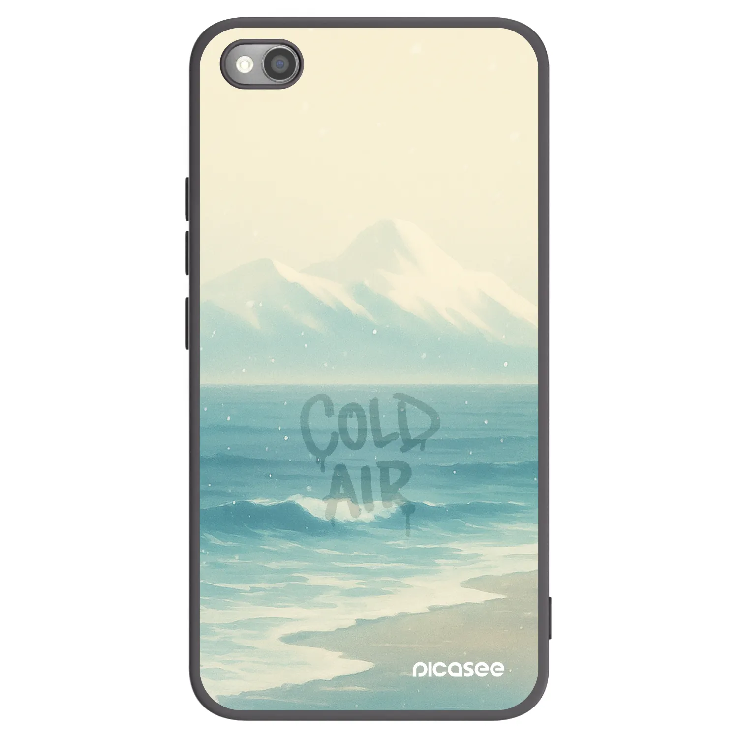 Picasee crna silikonska maskica za Xiaomi Redmi Note 11S 5G - COLD AIR