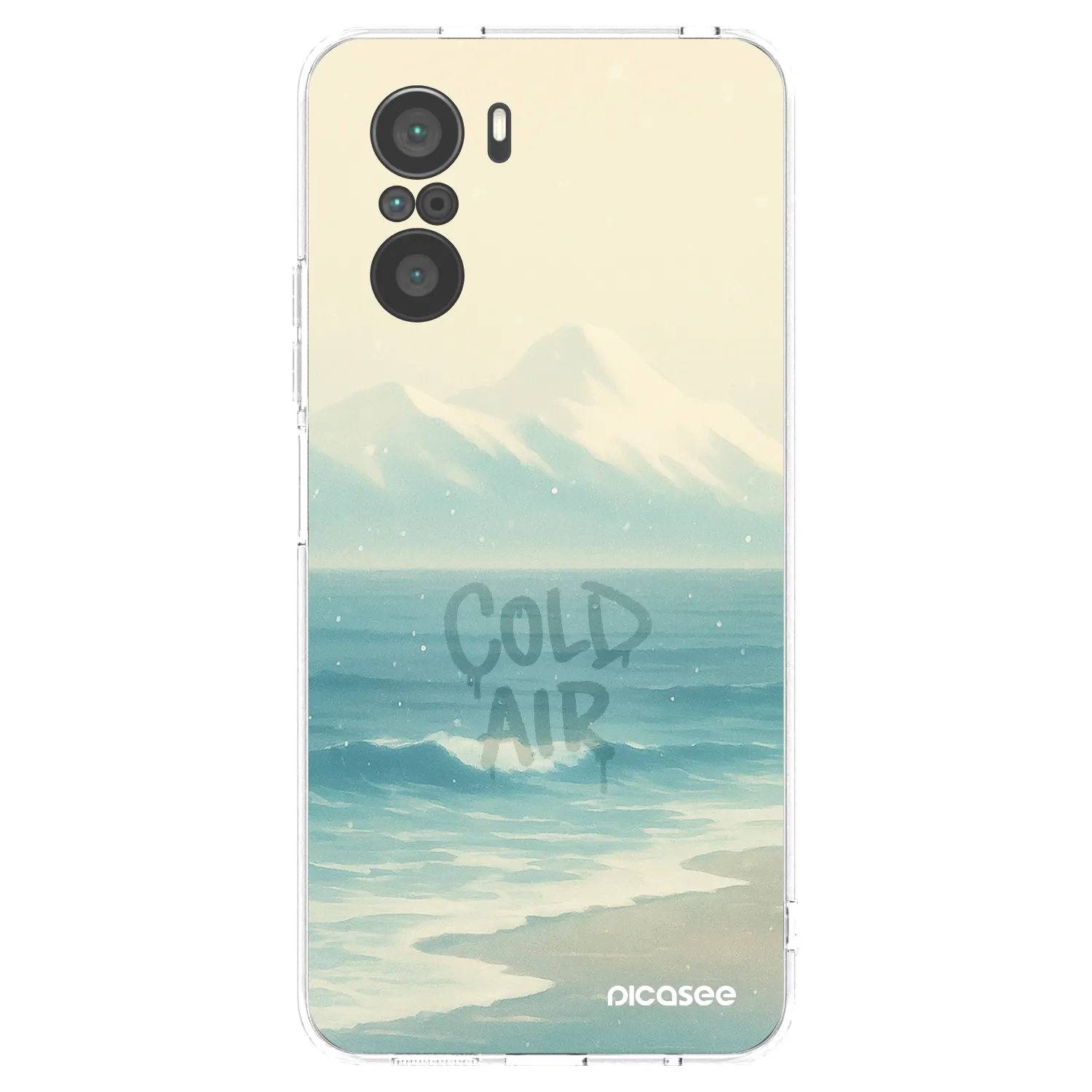 Picasee silikonska prozirna maskica za Xiaomi Poco F3 - COLD AIR