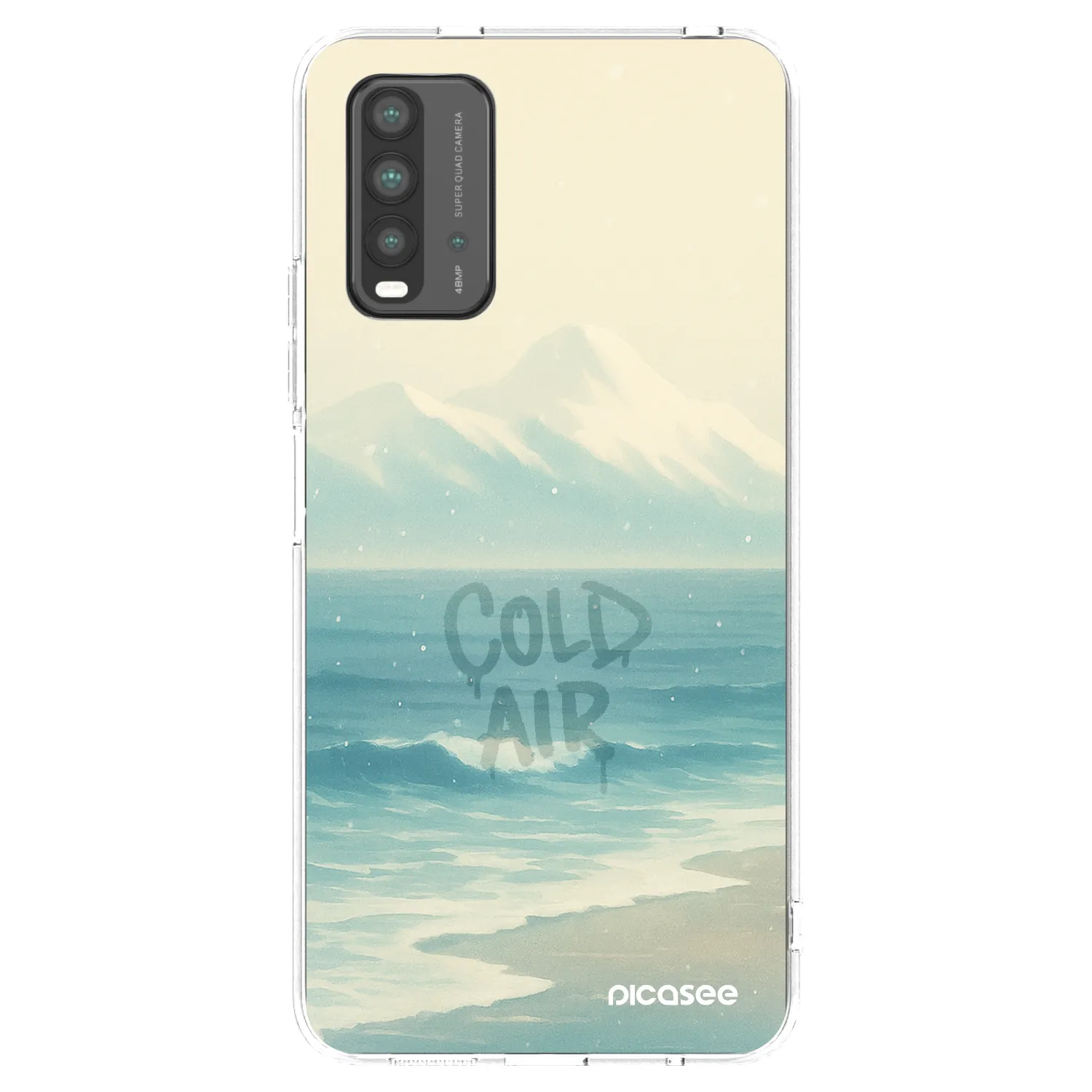 Picasee silikonska prozirna maskica za Xiaomi Redmi 9T - COLD AIR