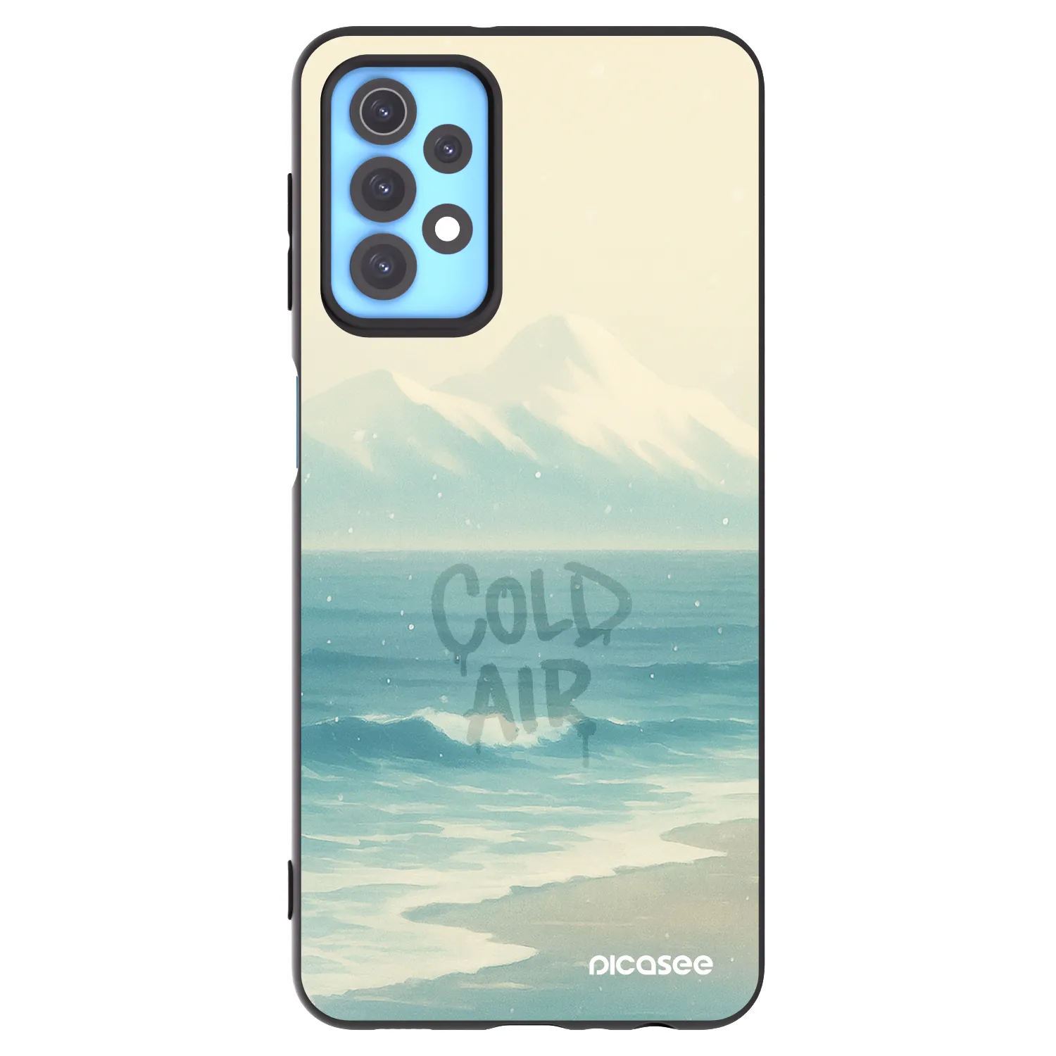 Picasee crna silikonska maskica za Samsung Galaxy A32 4G SM-A325F - COLD AIR