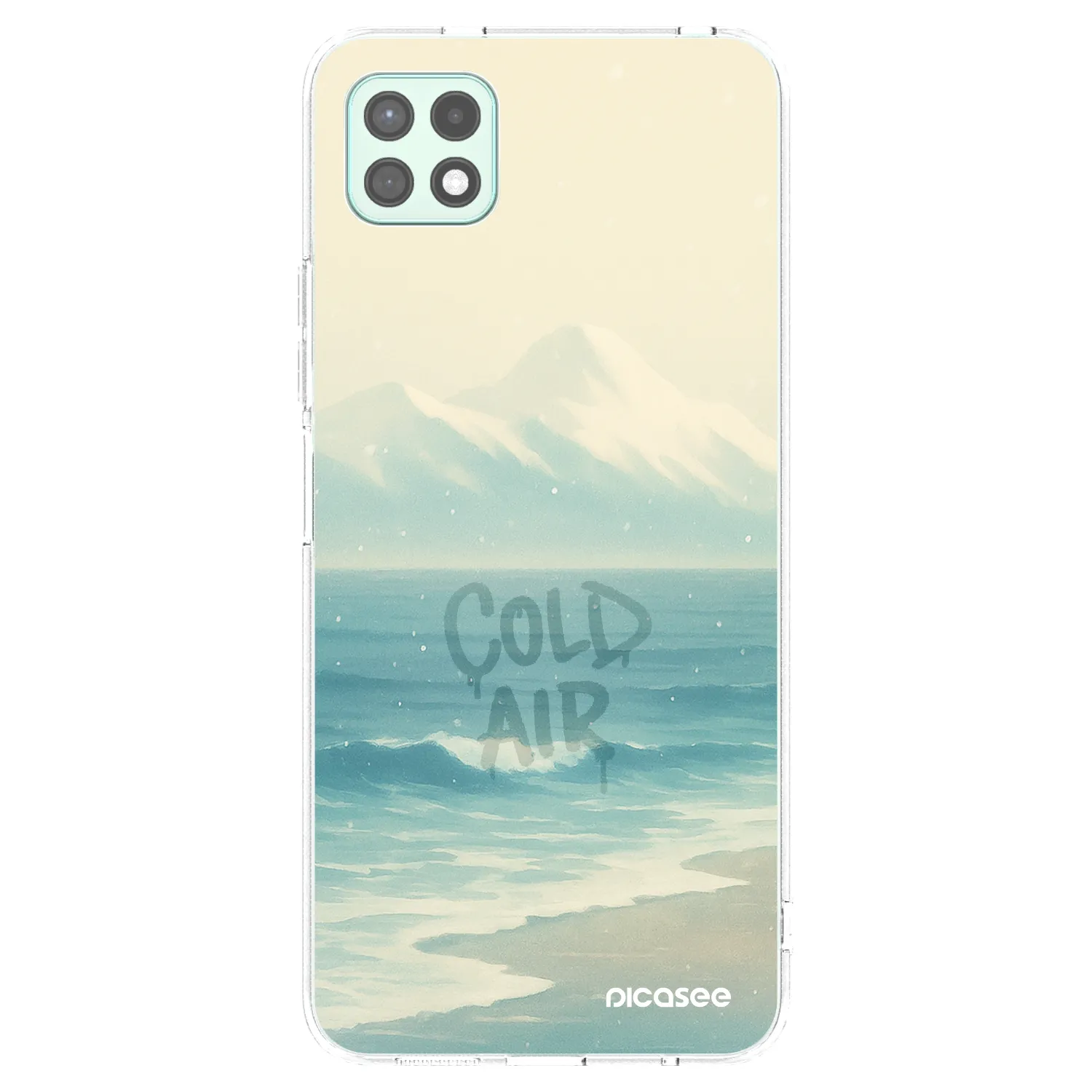 Picasee silikonska prozirna maskica za Samsung Galaxy A22 A226B 5G - COLD AIR