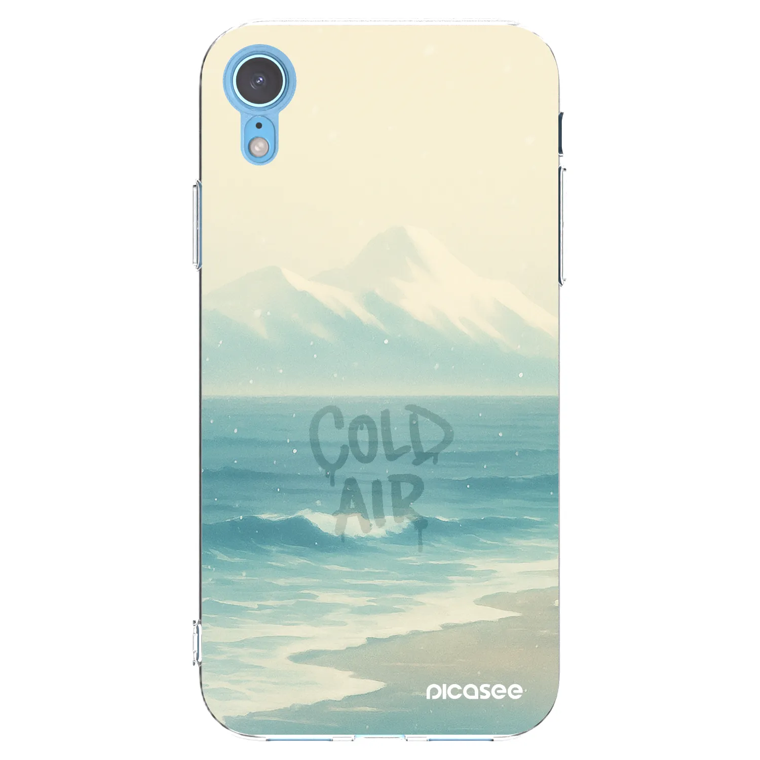 Picasee silikonska prozirna maskica za Apple iPhone XR - COLD AIR