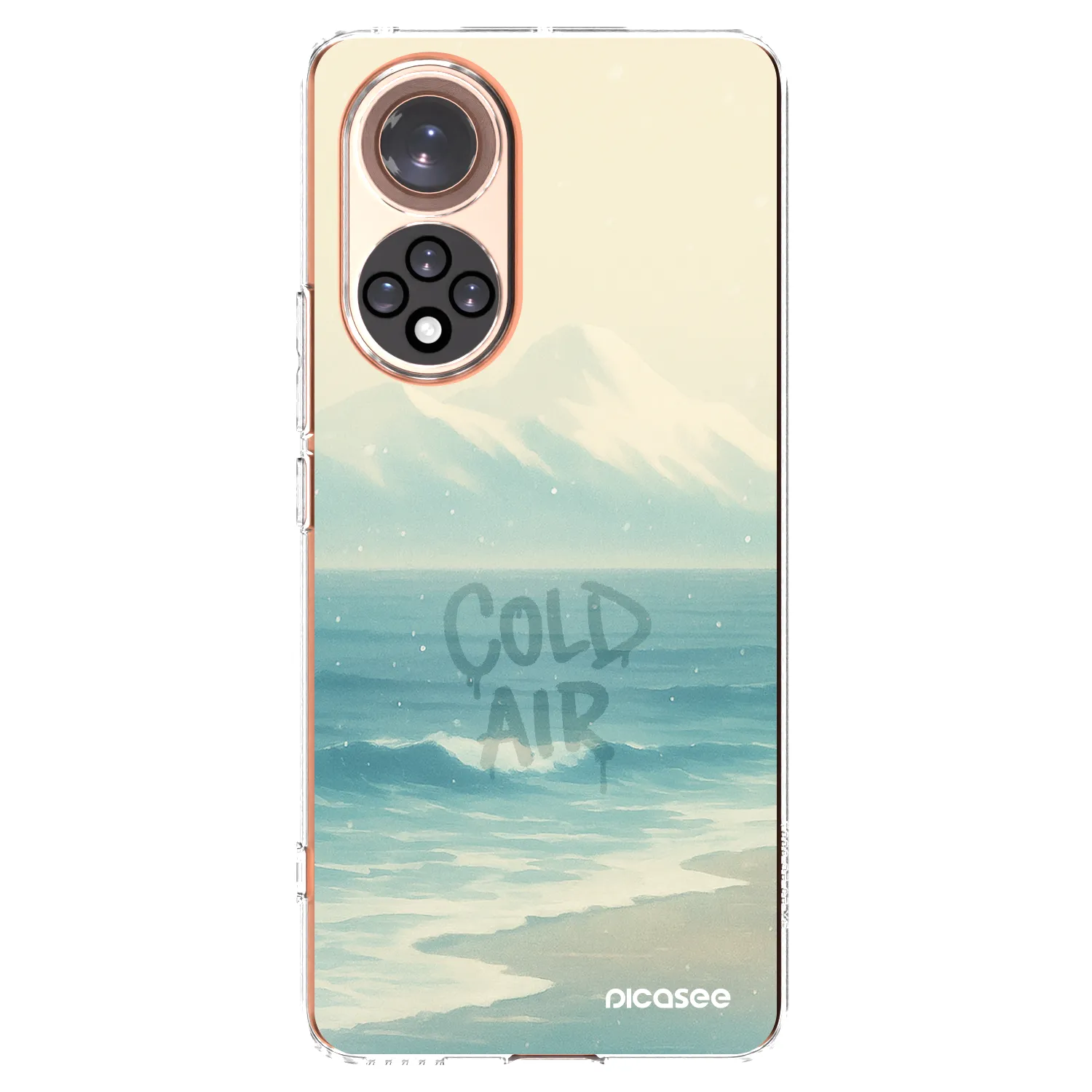 Picasee silikonska prozirna maskica za Huawei Nova 9 - COLD AIR