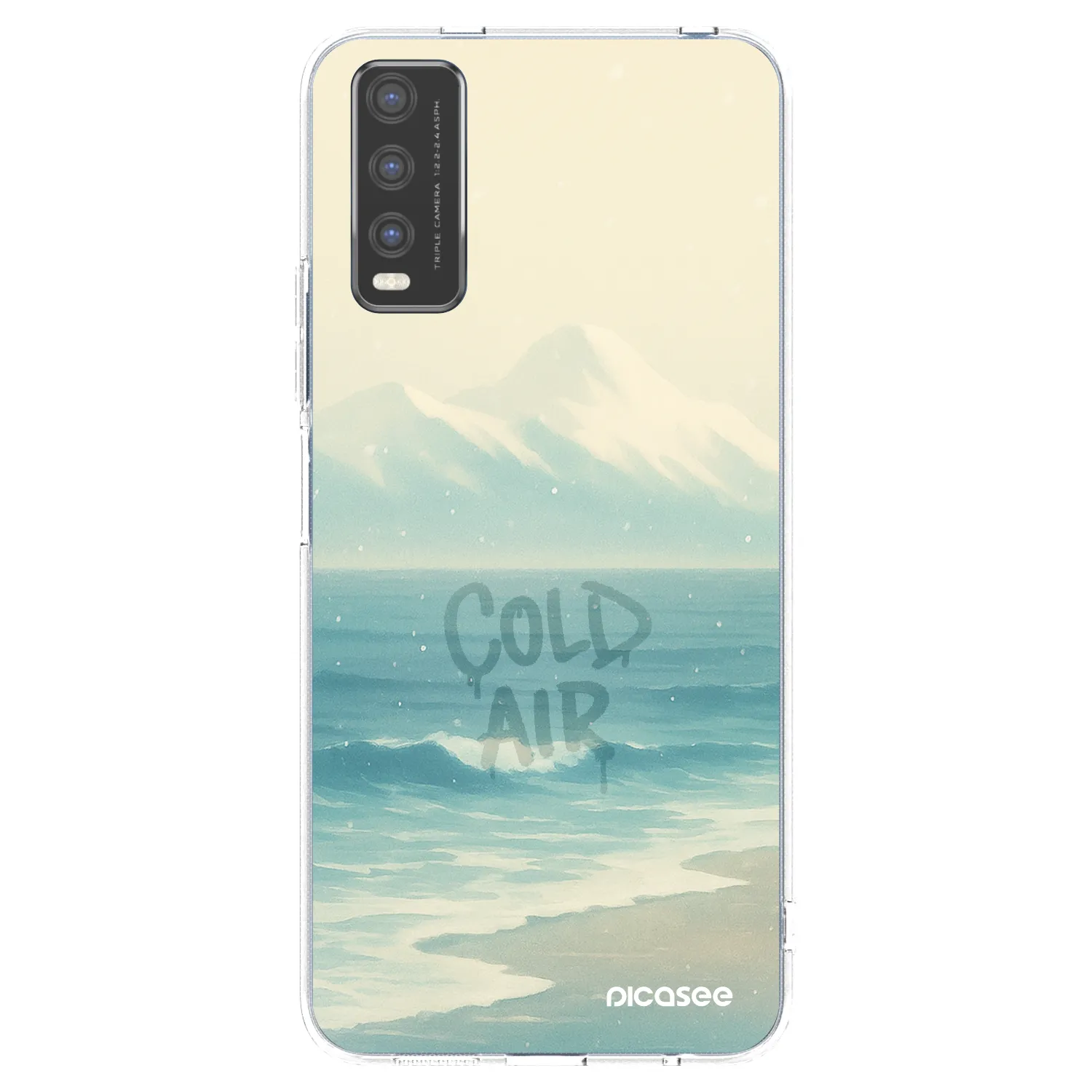 Picasee silikonska prozirna maskica za Vivo Y20s - COLD AIR