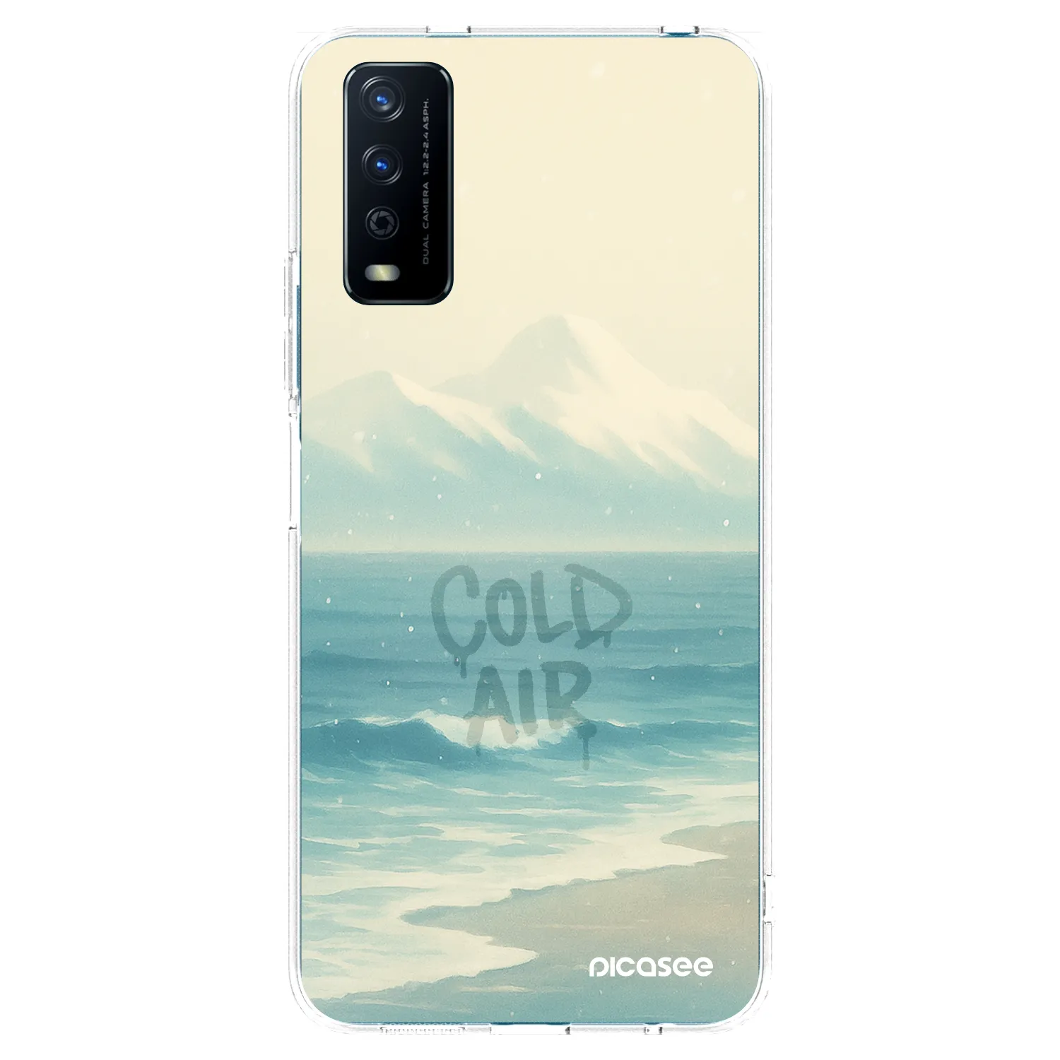 Picasee silikonska prozirna maskica za Vivo Y11s - COLD AIR
