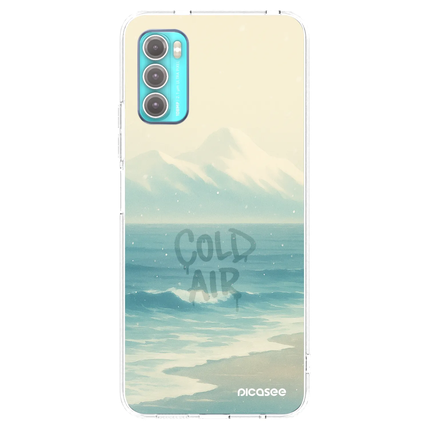 Picasee silikonska prozirna maskica za Motorola Moto G60 - COLD AIR