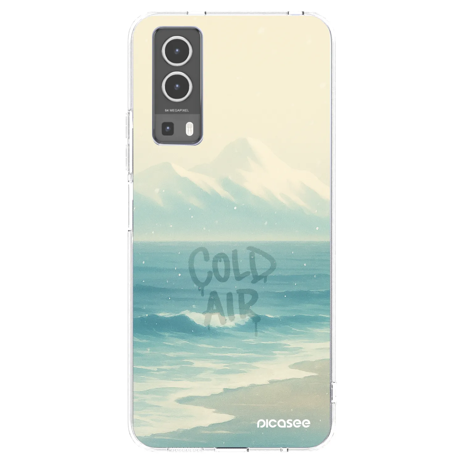Picasee silikonska prozirna maskica za Vivo Y72 5G - COLD AIR