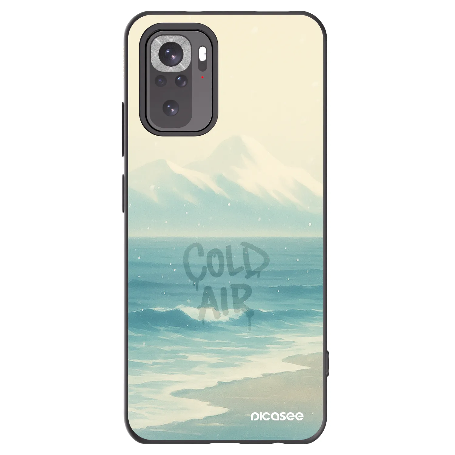 Picasee crna silikonska maskica za Xiaomi Redmi Note 11S 4G - COLD AIR