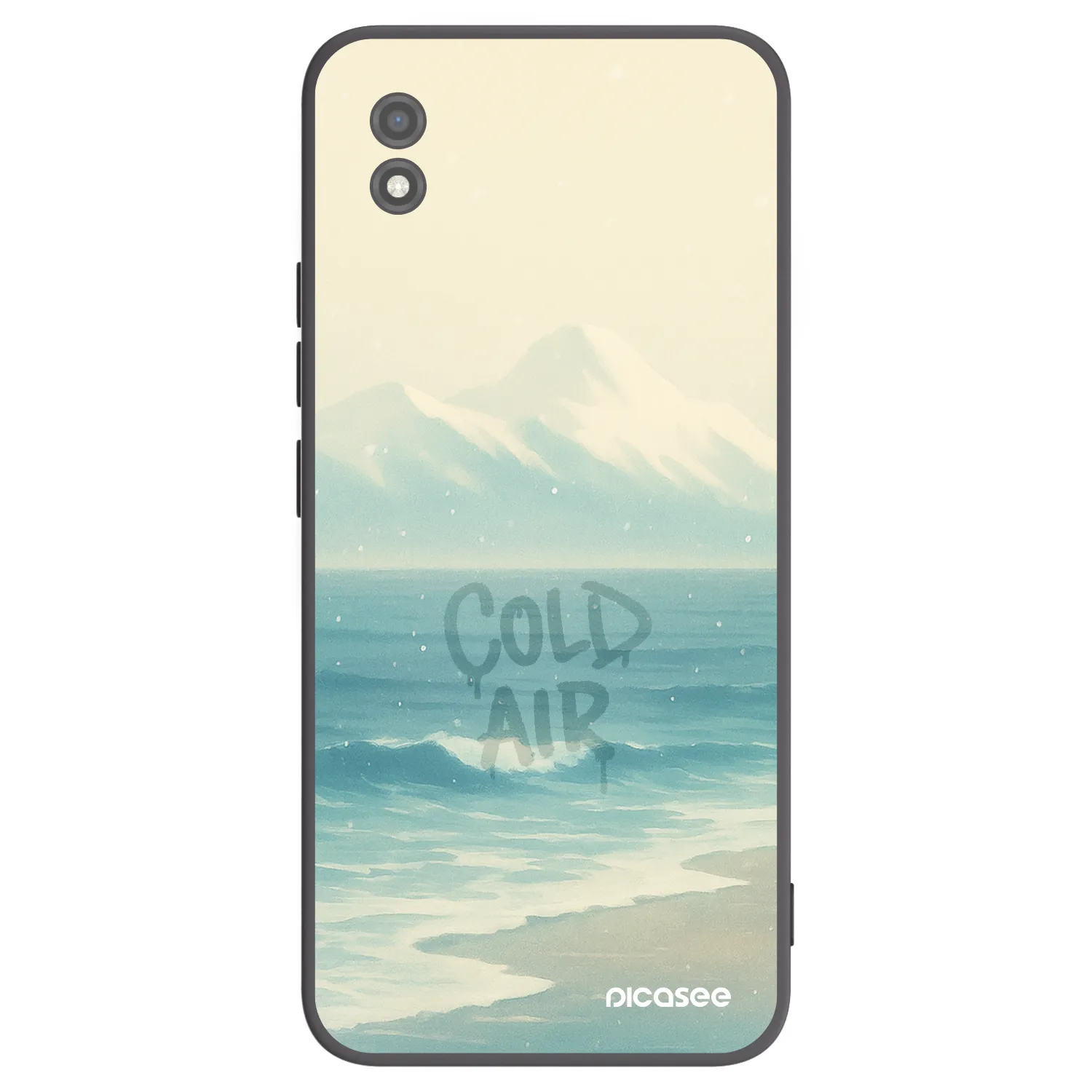 Picasee crna silikonska maskica za Realme C11 (2021) - COLD AIR