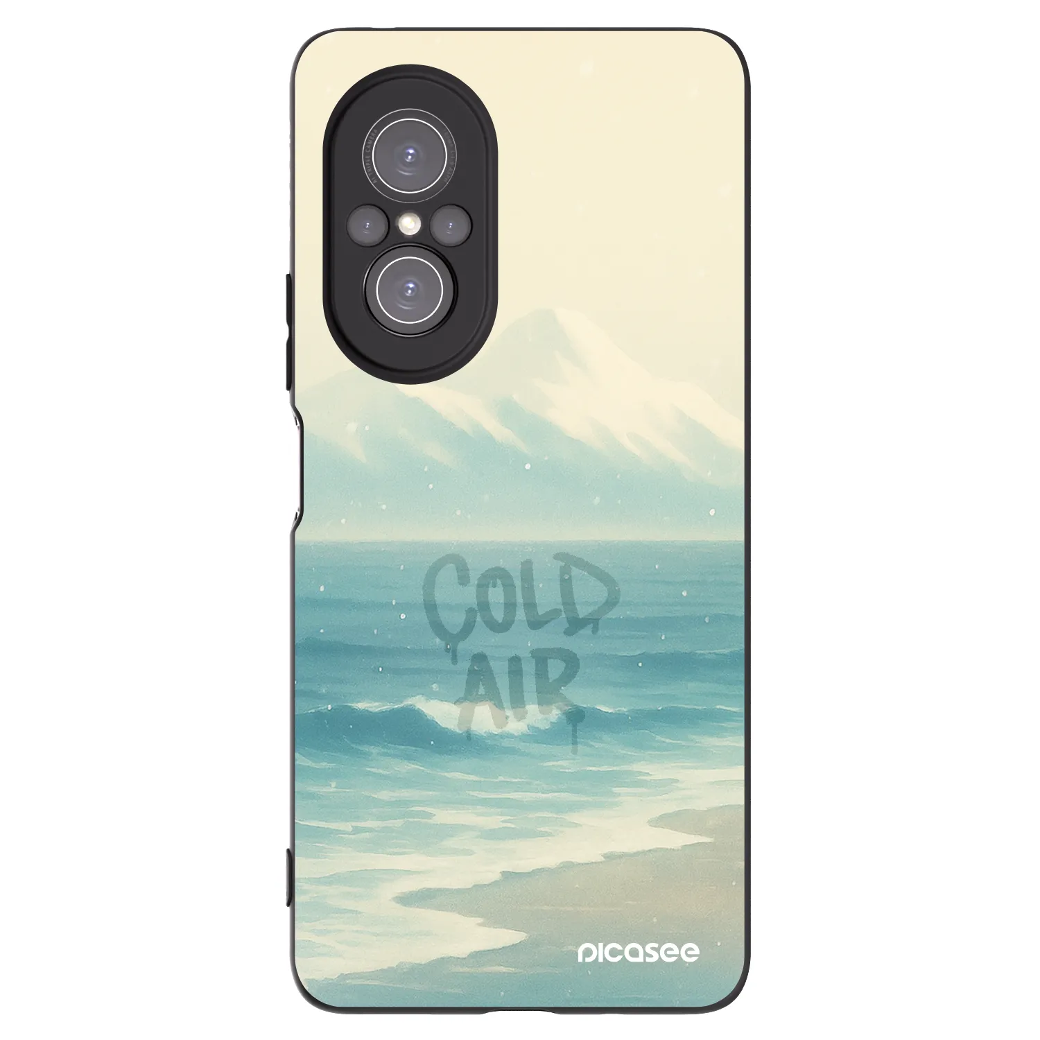 Picasee crna silikonska maskica za Huawei Nova 9 SE - COLD AIR