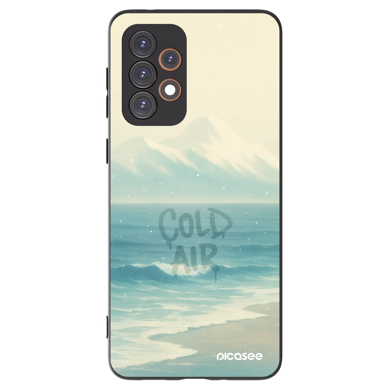 Picasee crna silikonska maskica za Samsung Galaxy A33 5G A336 - COLD AIR