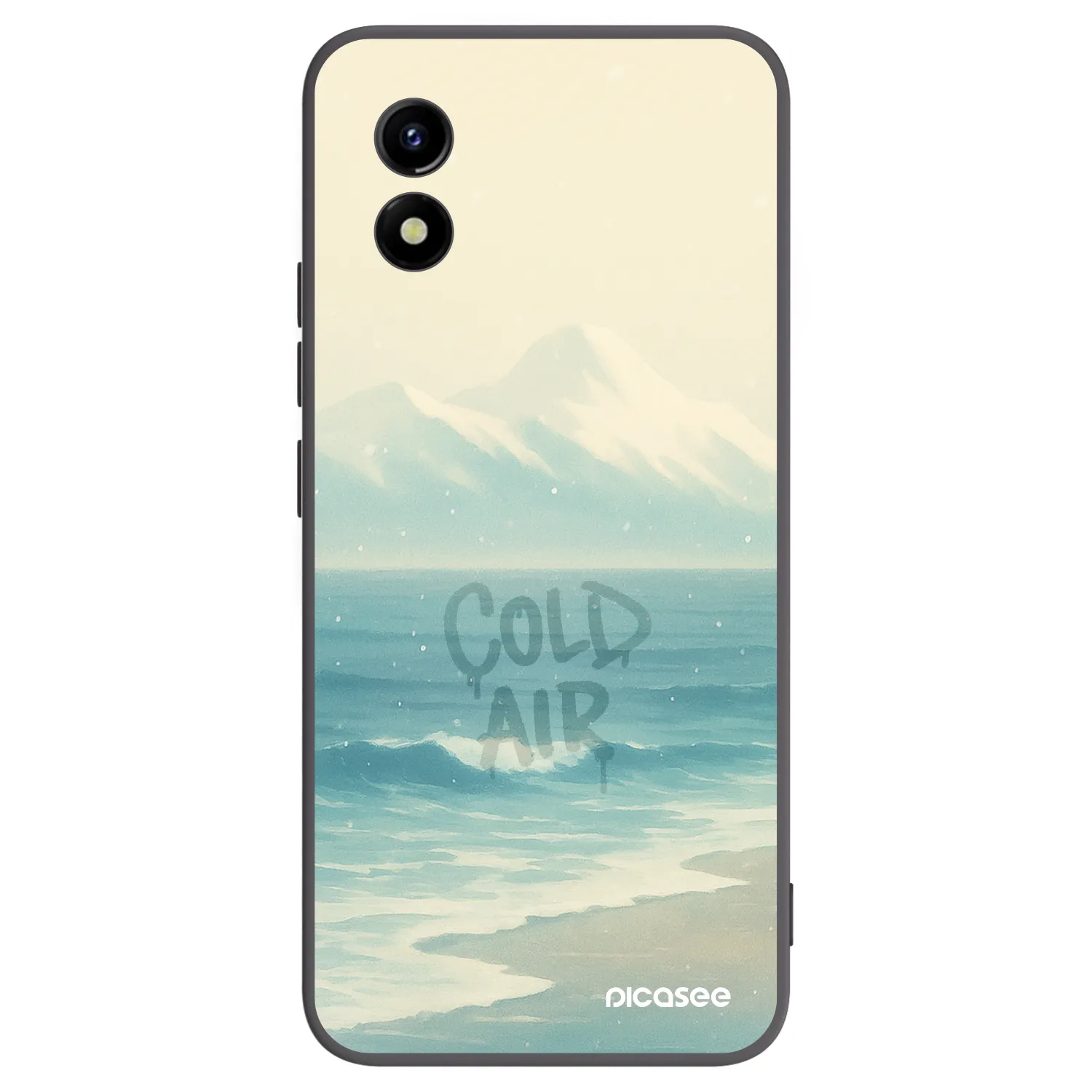 Picasee crna silikonska maskica za Vivo Y01 - COLD AIR