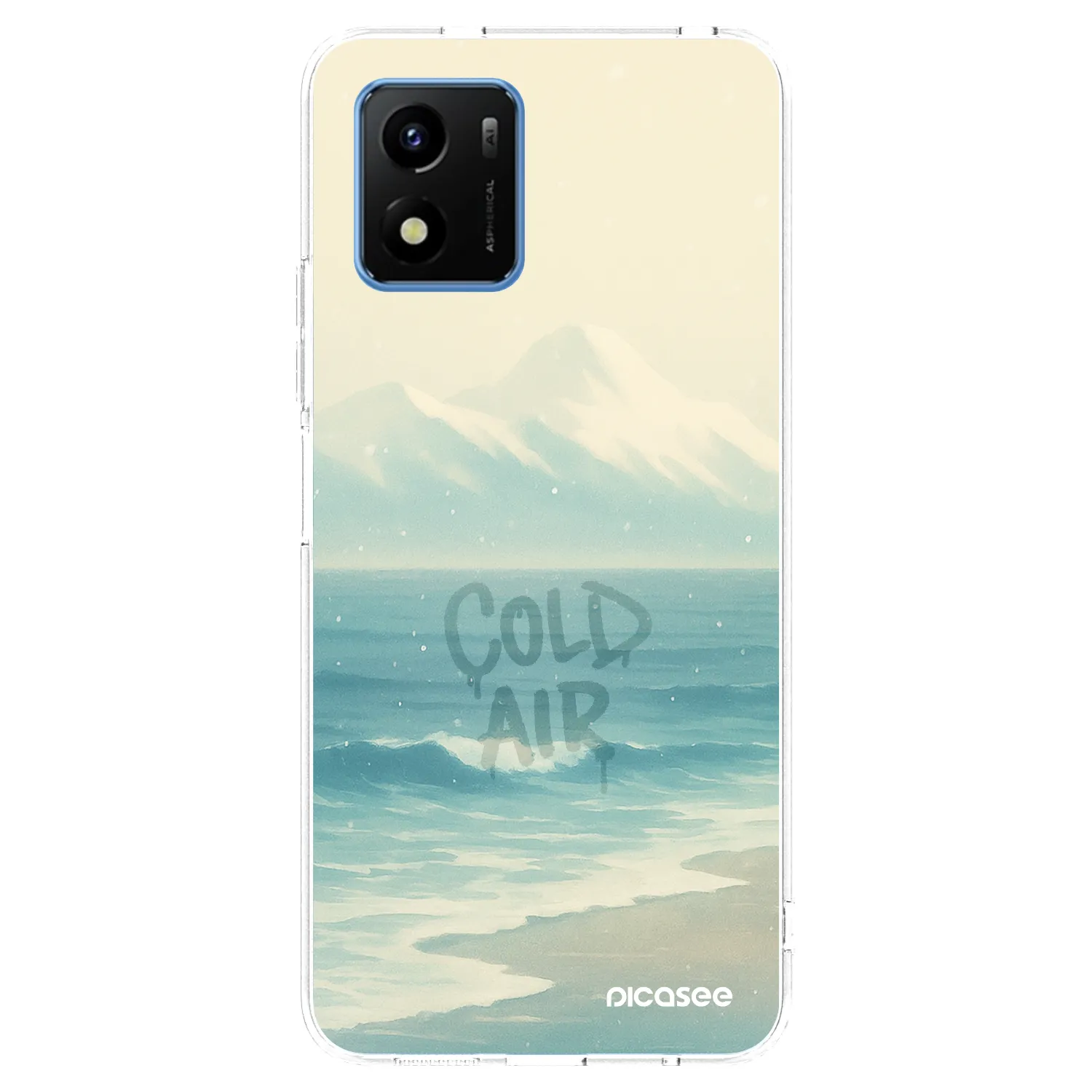 Picasee silikonska prozirna maskica za Vivo Y01 - COLD AIR