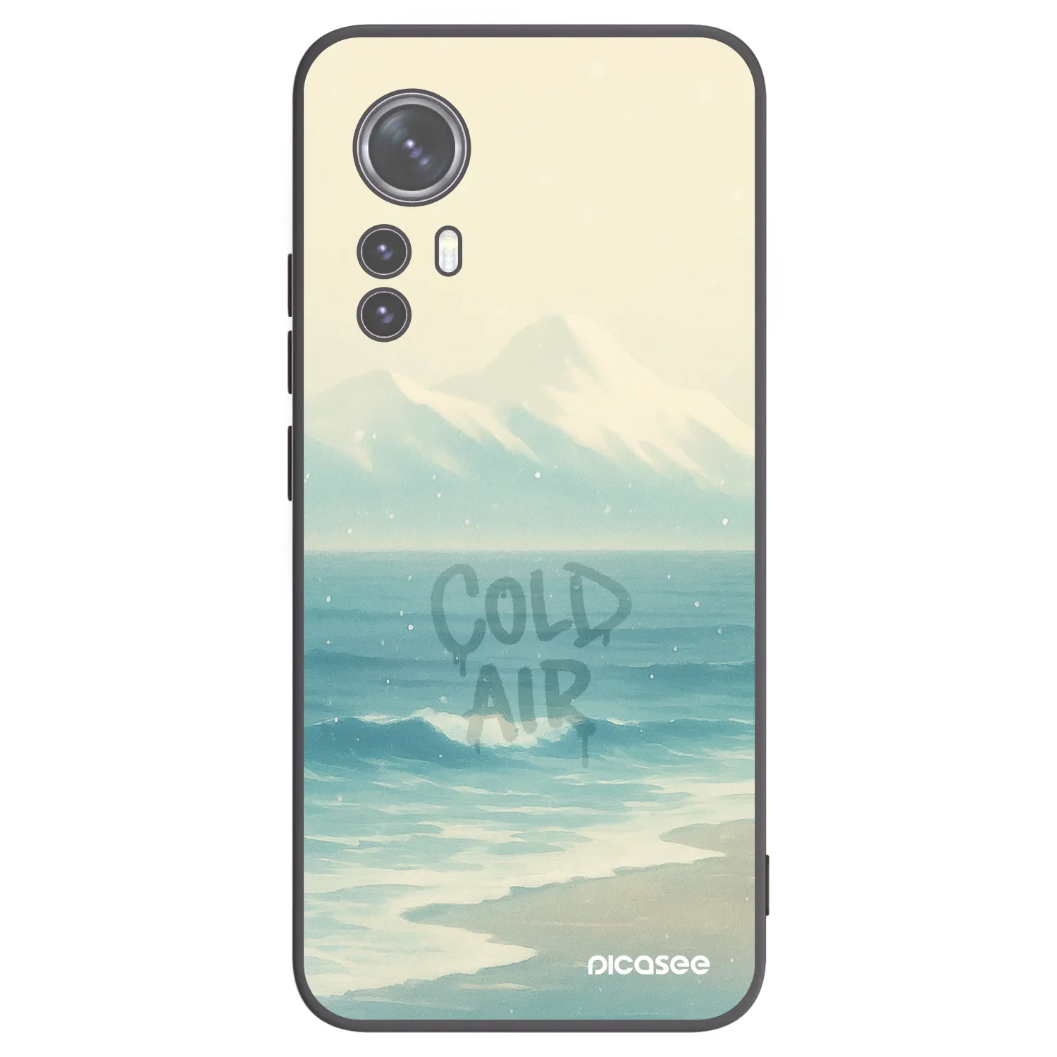 Picasee crna silikonska maskica za Xiaomi 12X - COLD AIR