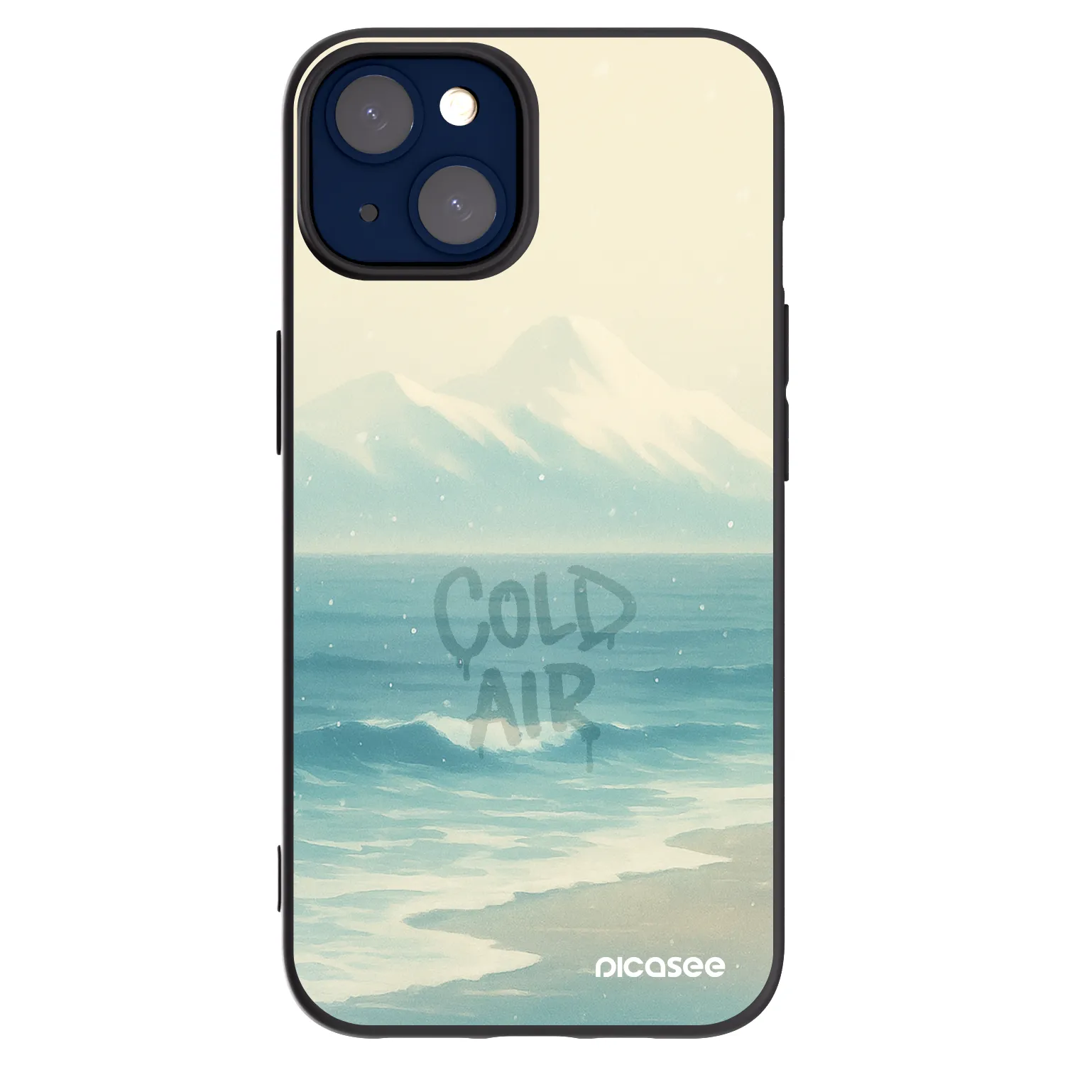 Picasee crna silikonska maskica za Apple iPhone 14 - COLD AIR
