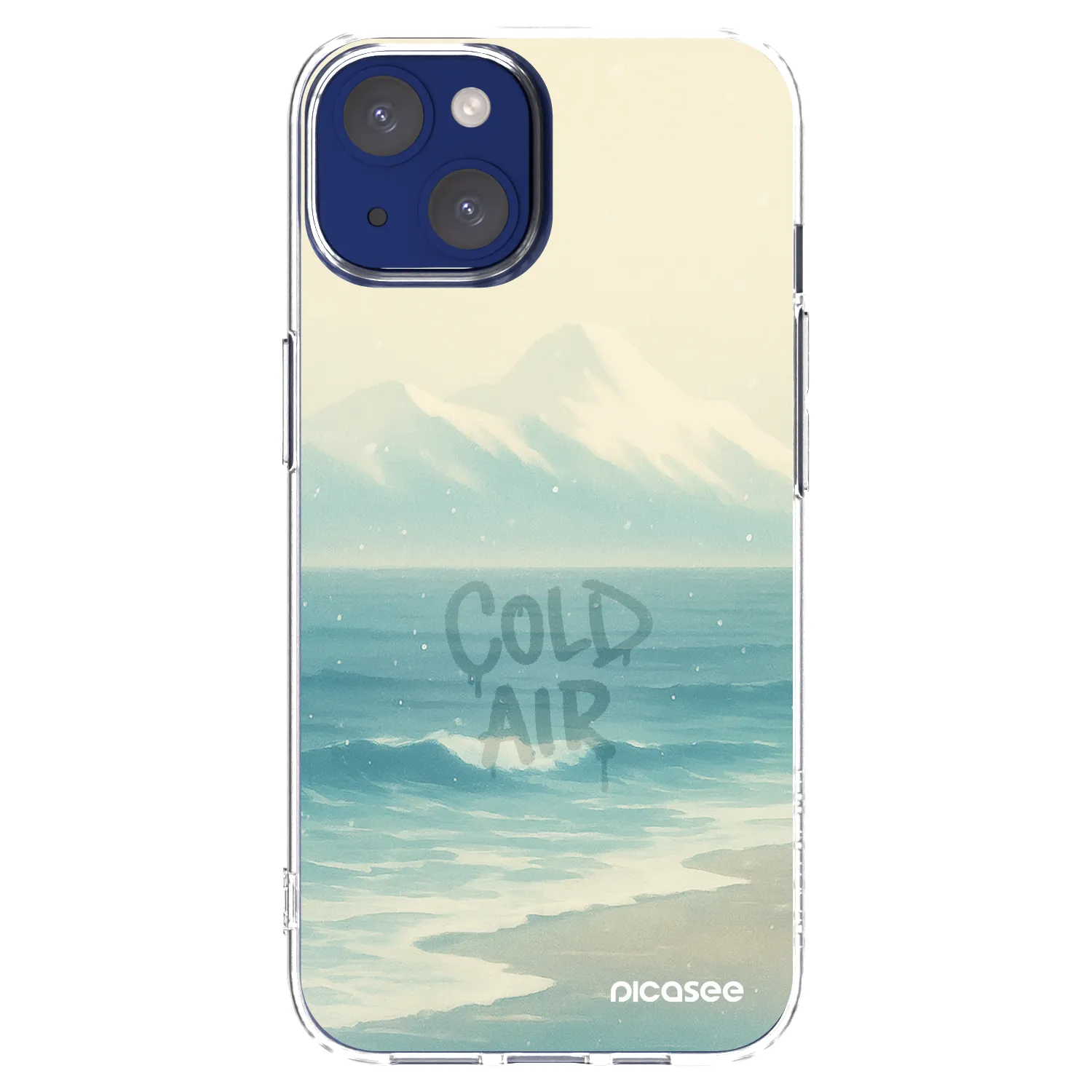 Picasee silikonska prozirna maskica za Apple iPhone 14 - COLD AIR