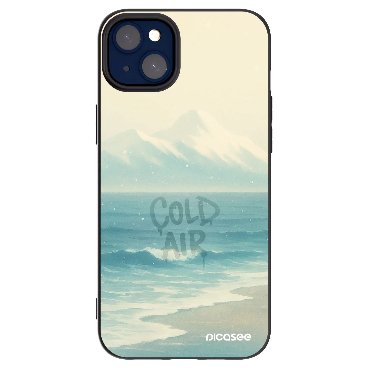 Picasee crna silikonska maskica za Apple iPhone 14 Plus - COLD AIR