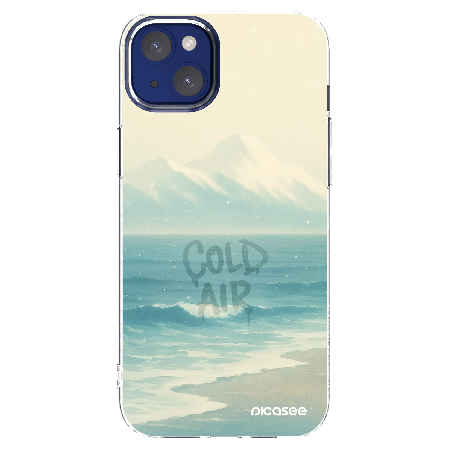 Picasee silikonska prozirna maskica za Apple iPhone 14 Plus - COLD AIR