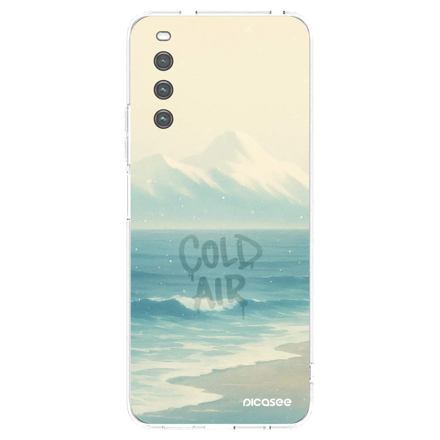 Picasee silikonska prozirna maskica za Sony Xperia 10 IV 5G - COLD AIR