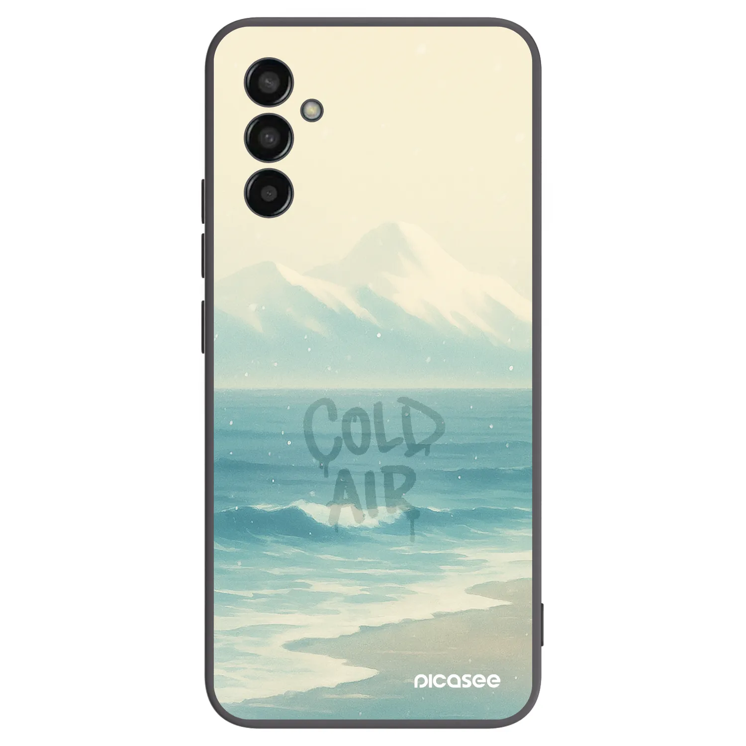 Picasee crna silikonska maskica za Samsung Galaxy M13 M135F - COLD AIR