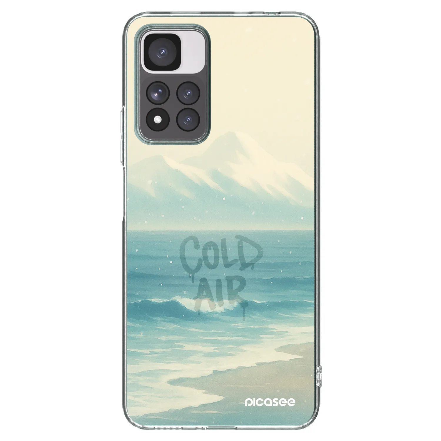 Picasee silikonska prozirna maskica za Xiaomi Redmi Note 11 Pro+ 5G - COLD AIR
