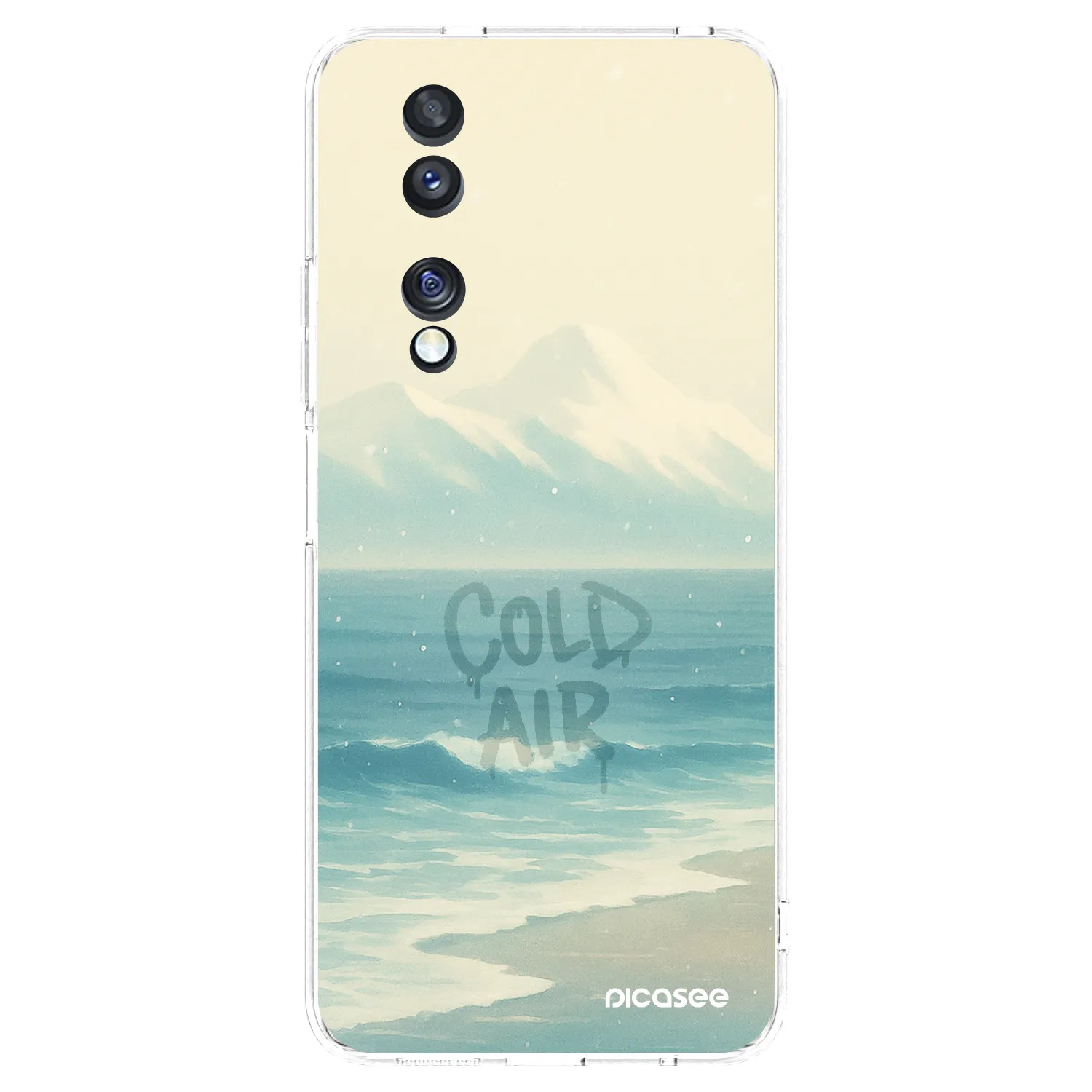 Picasee silikonska prozirna maskica za Honor 70 - COLD AIR