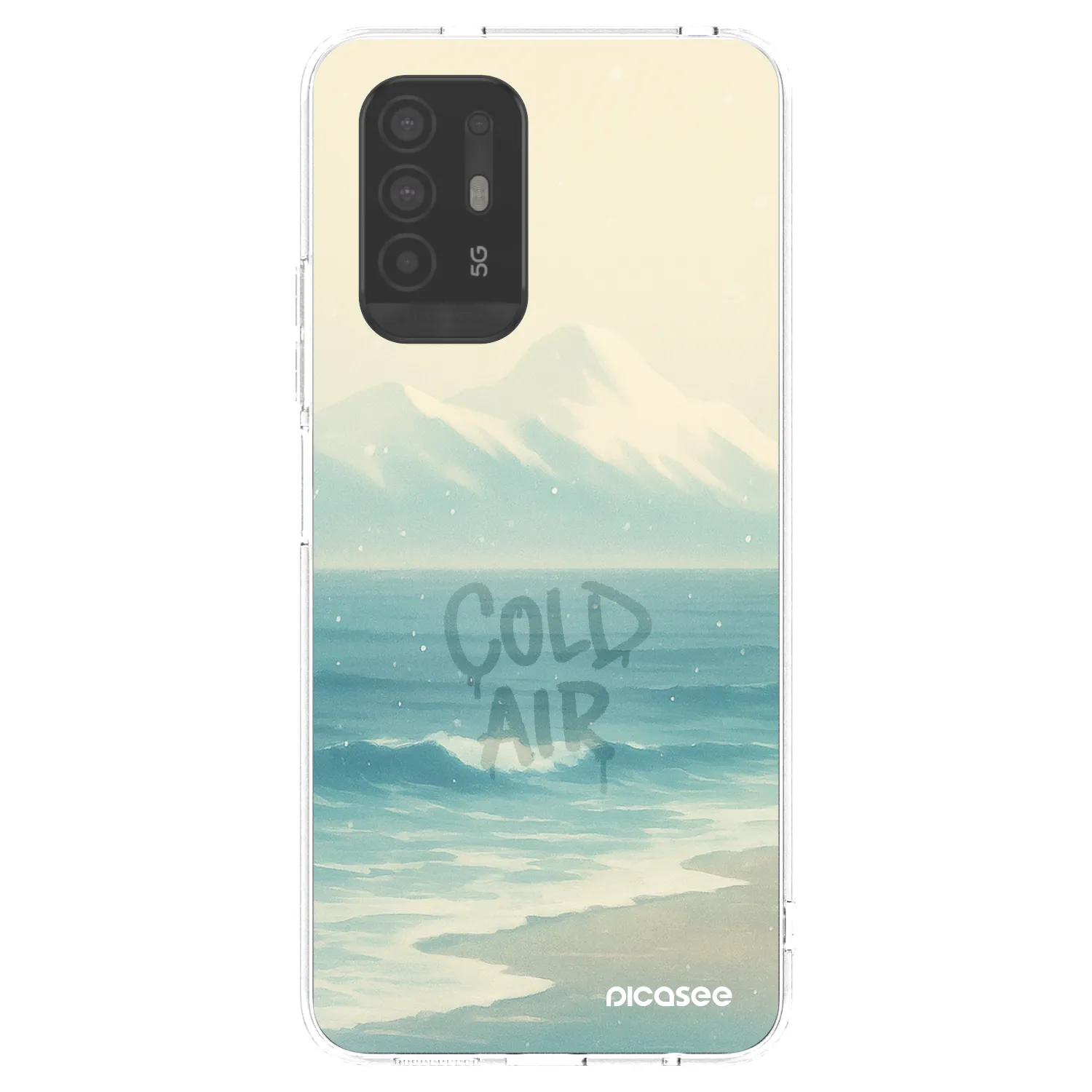Picasee silikonska prozirna maskica za OPPO A94 5G - COLD AIR