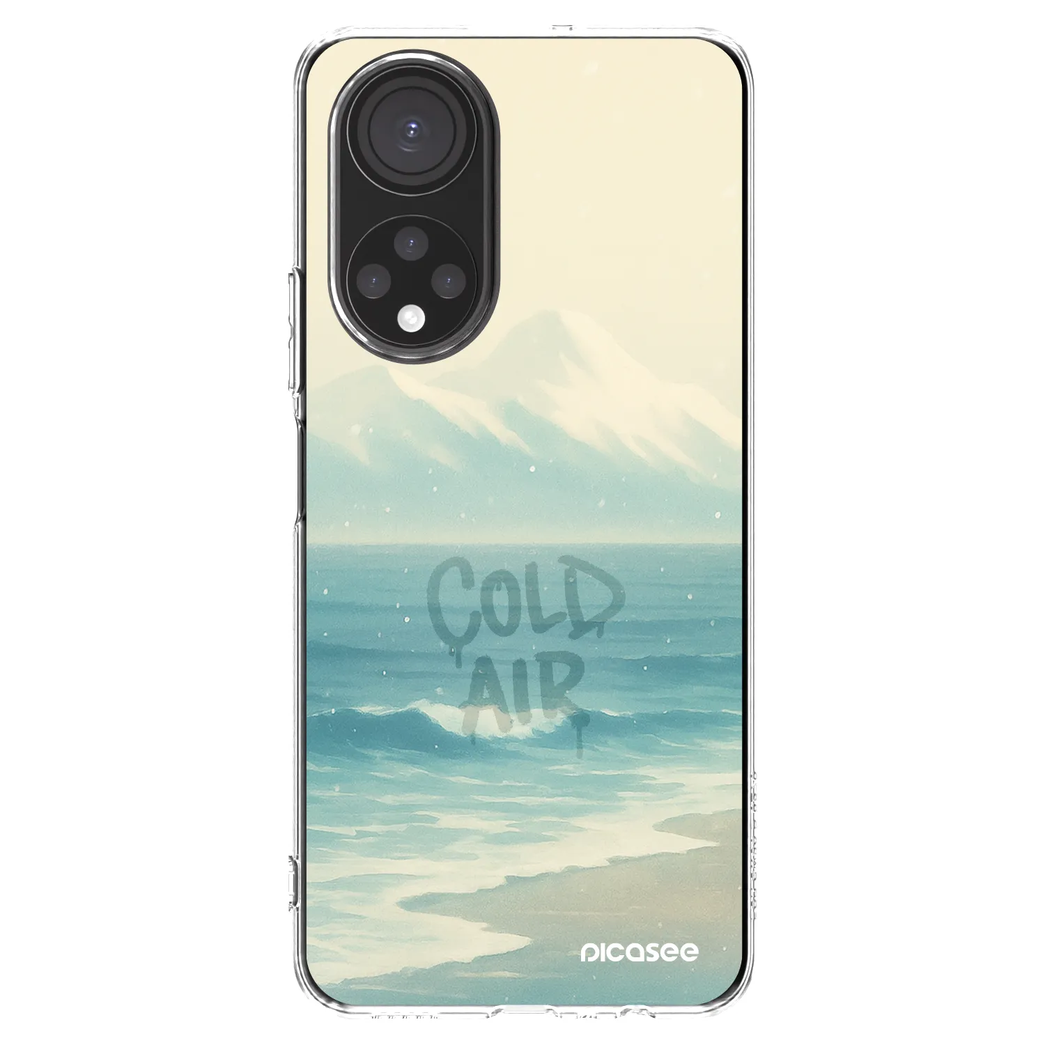 Picasee silikonska prozirna maskica za Honor X7 - COLD AIR