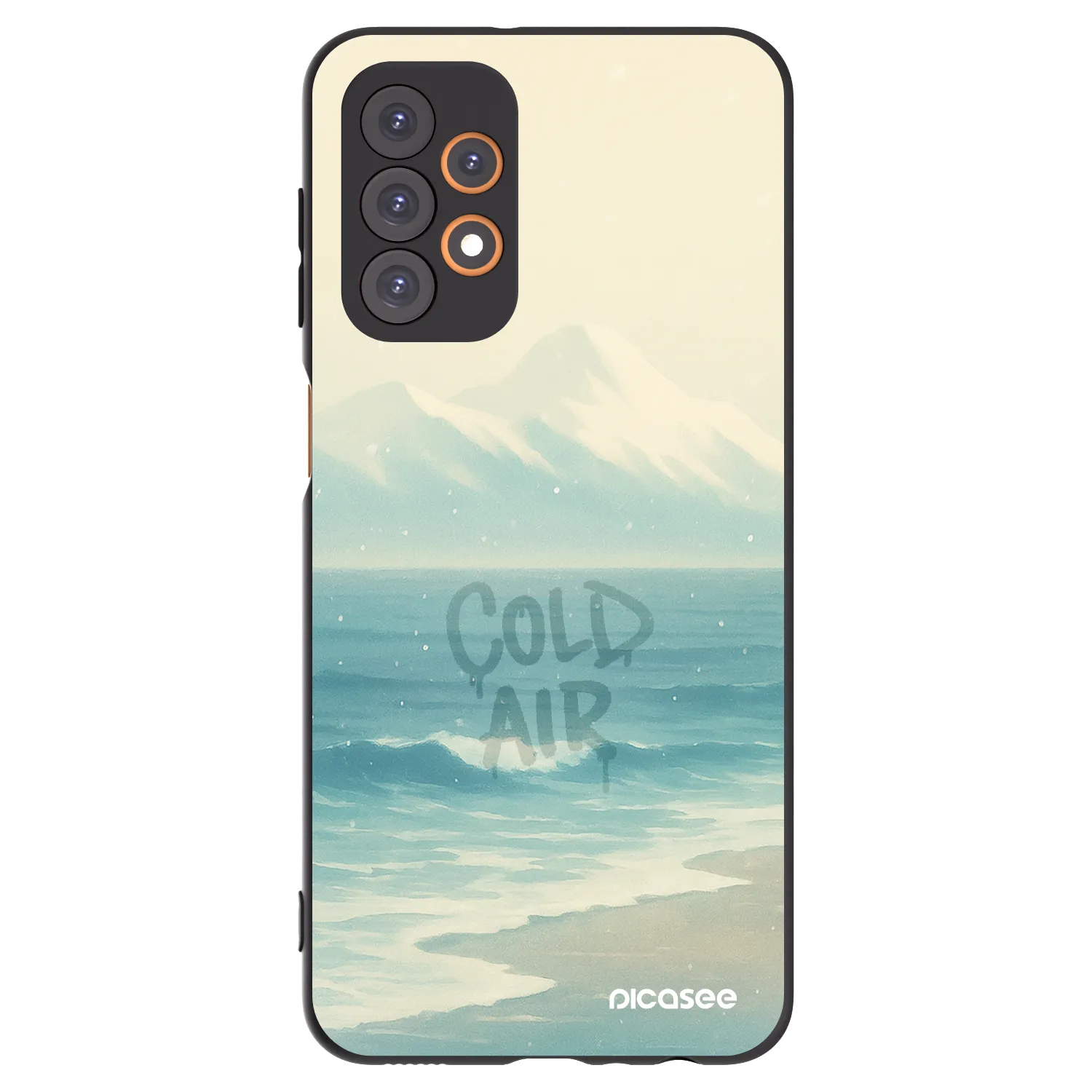 Picasee crna silikonska maskica za Samsung Galaxy A23 A235F 4G - COLD AIR