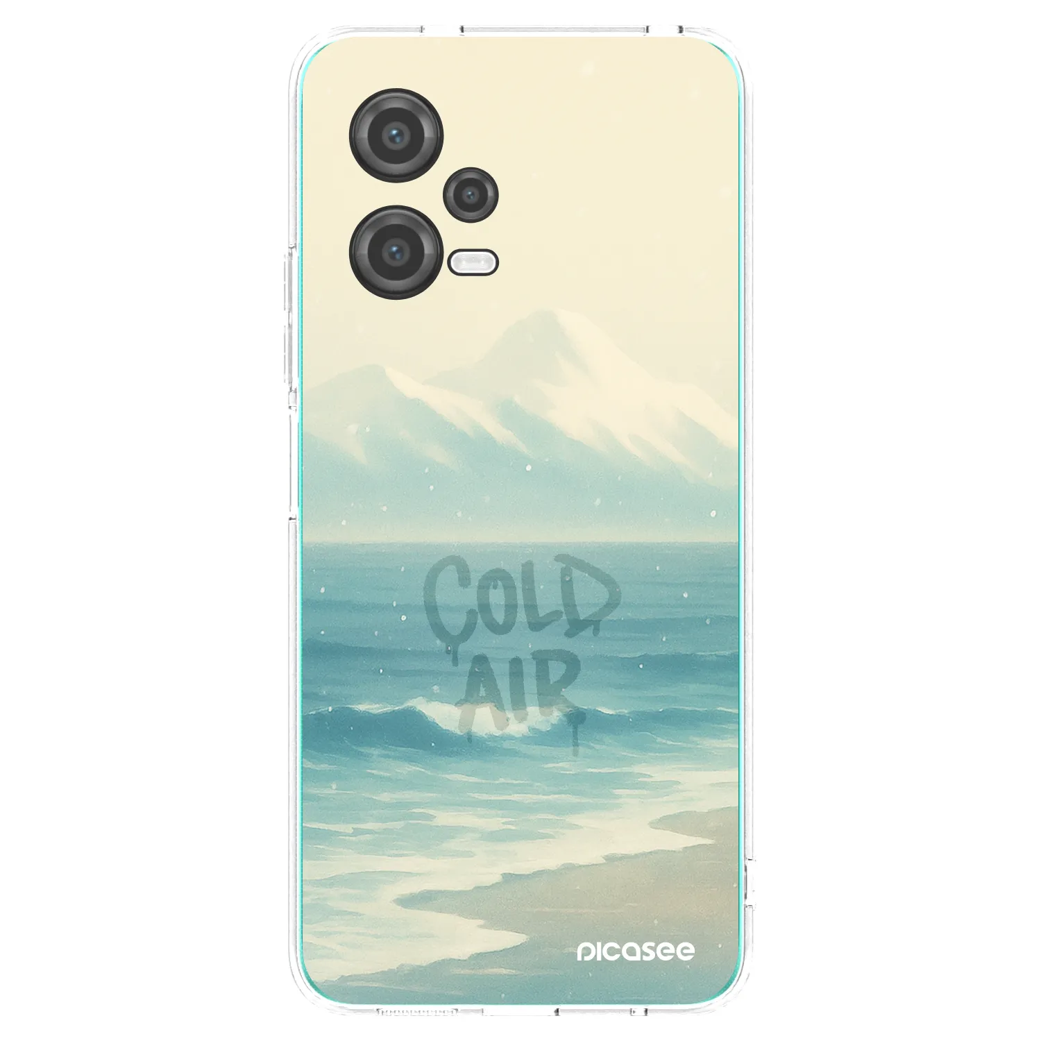 Picasee silikonska prozirna maskica za Xiaomi Poco X5 - COLD AIR