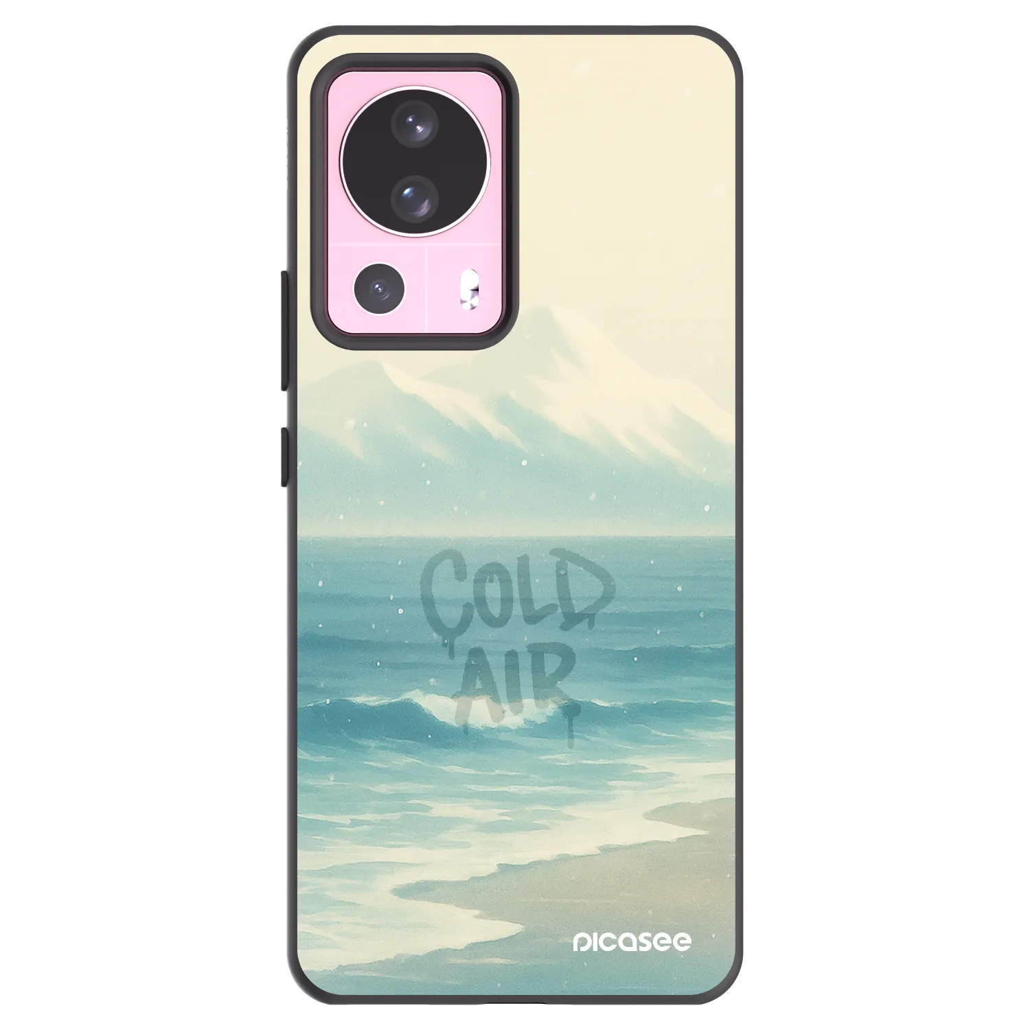 Picasee crna silikonska maskica za Xiaomi 13 Lite - COLD AIR