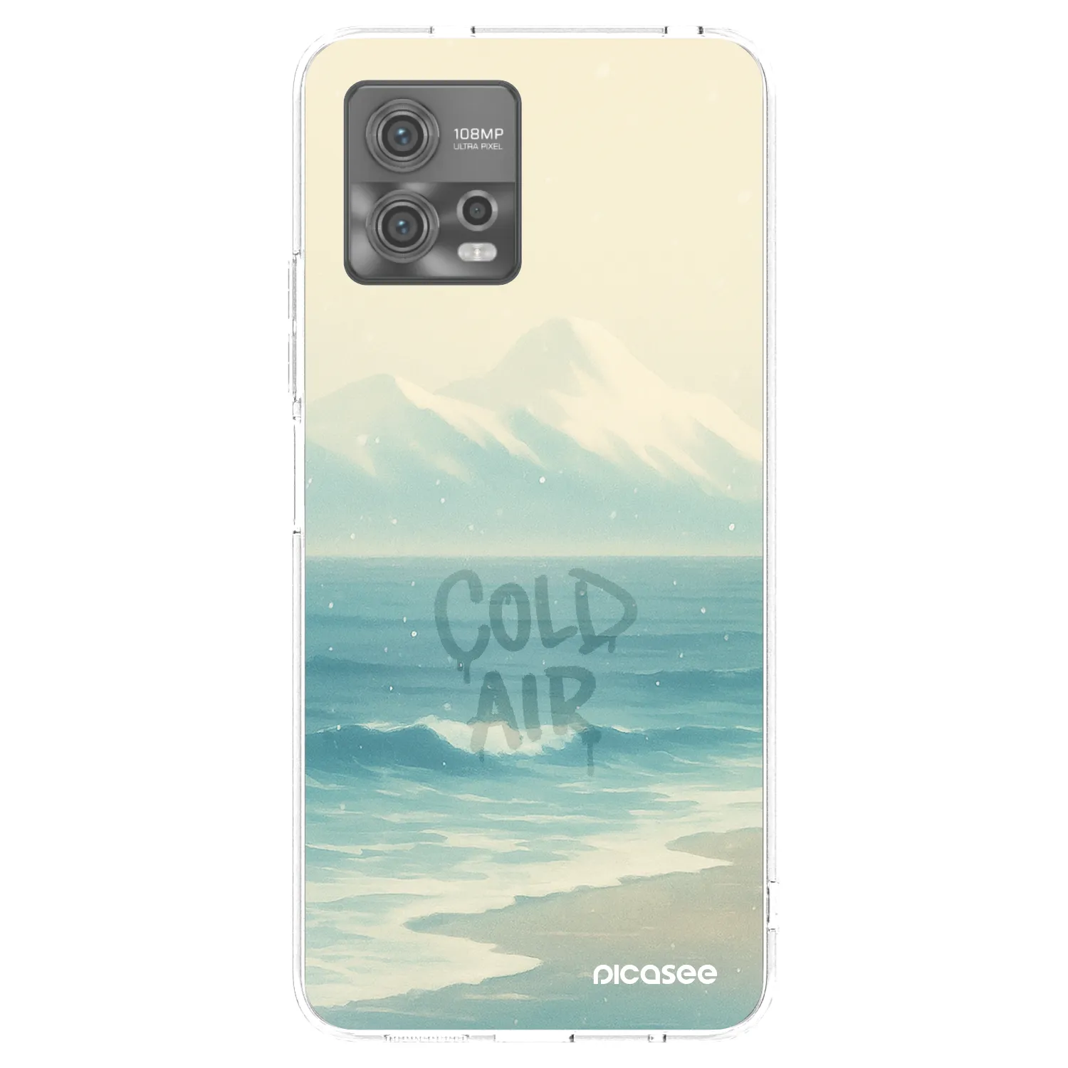 Picasee silikonska prozirna maskica za Motorola Moto G72 - COLD AIR