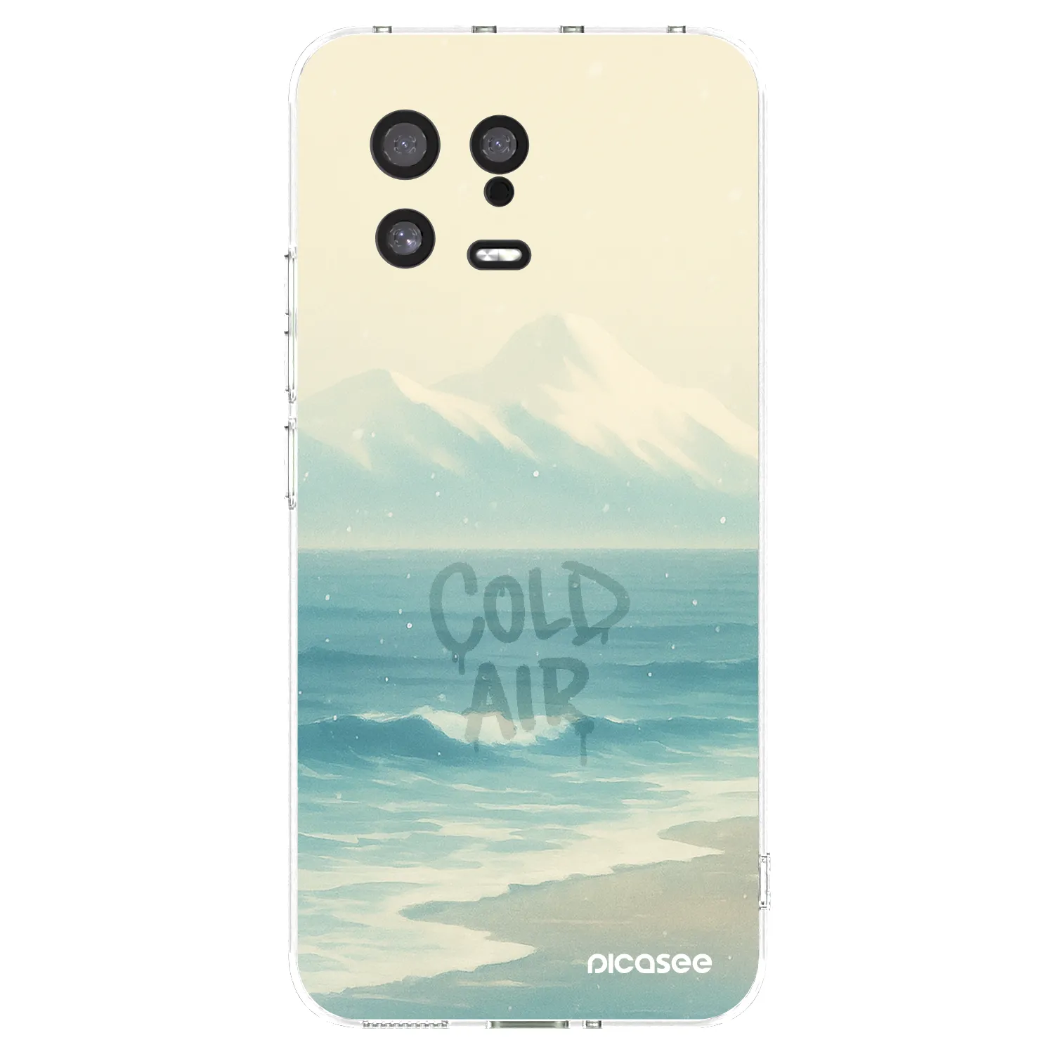 Picasee silikonska prozirna maskica za Xiaomi 13 - COLD AIR