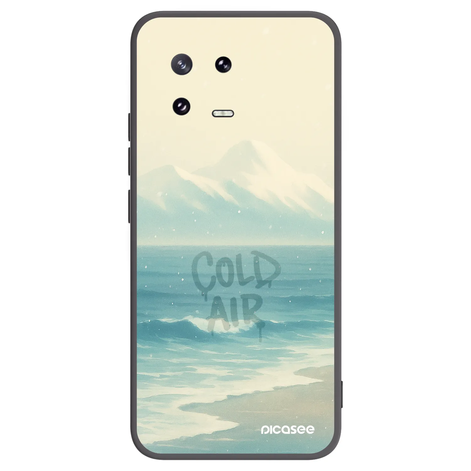 Picasee crna silikonska maskica za Xiaomi 13 Pro - COLD AIR
