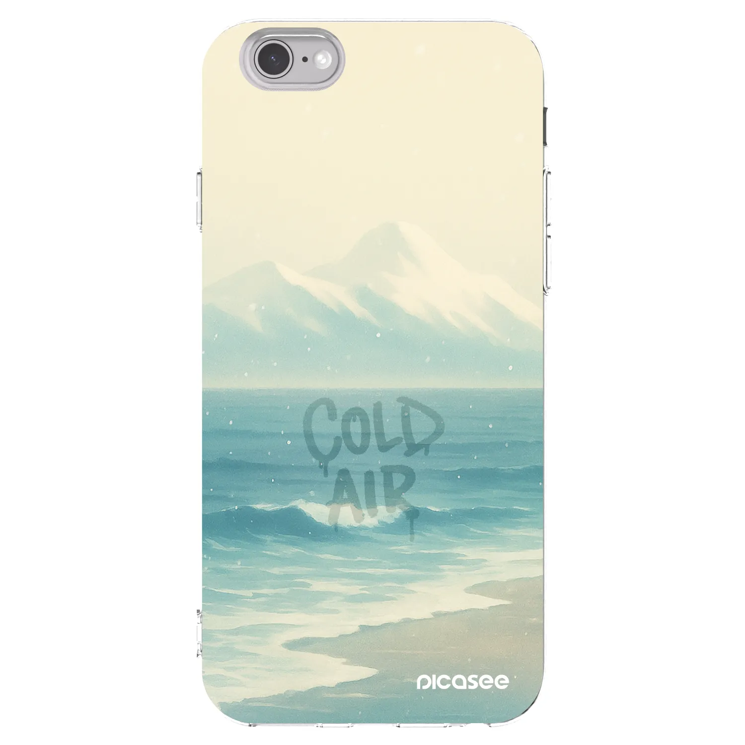 Picasee silikonska prozirna maskica za Apple iPhone 6/6S - COLD AIR
