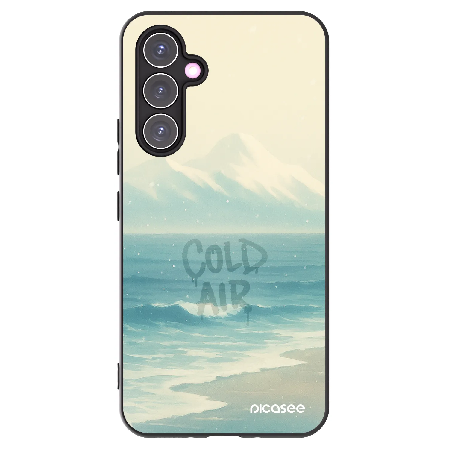 Picasee crna silikonska maskica za Samsung Galaxy A54 5G A546B - COLD AIR