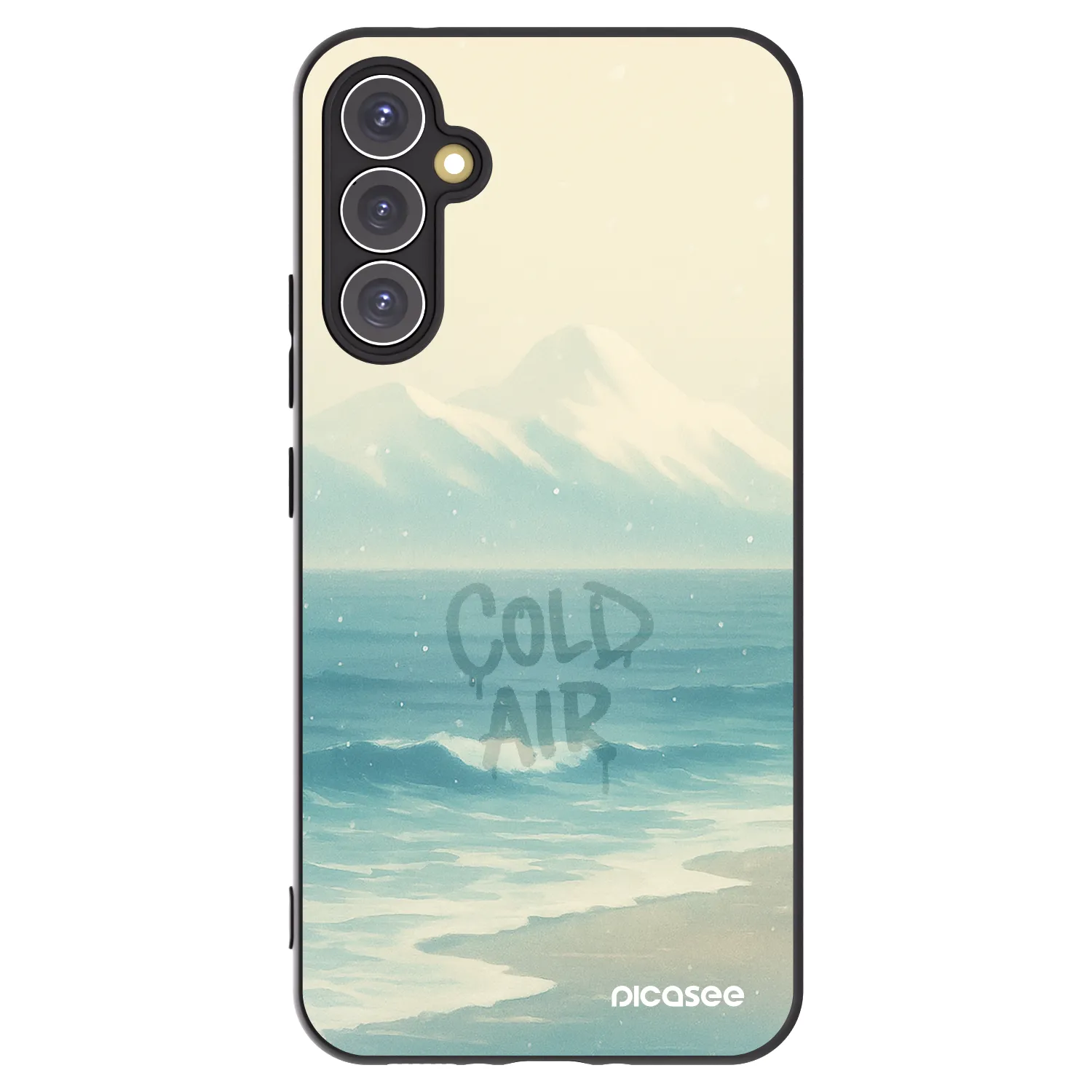 Picasee crna silikonska maskica za Samsung Galaxy A34 5G A346B - COLD AIR