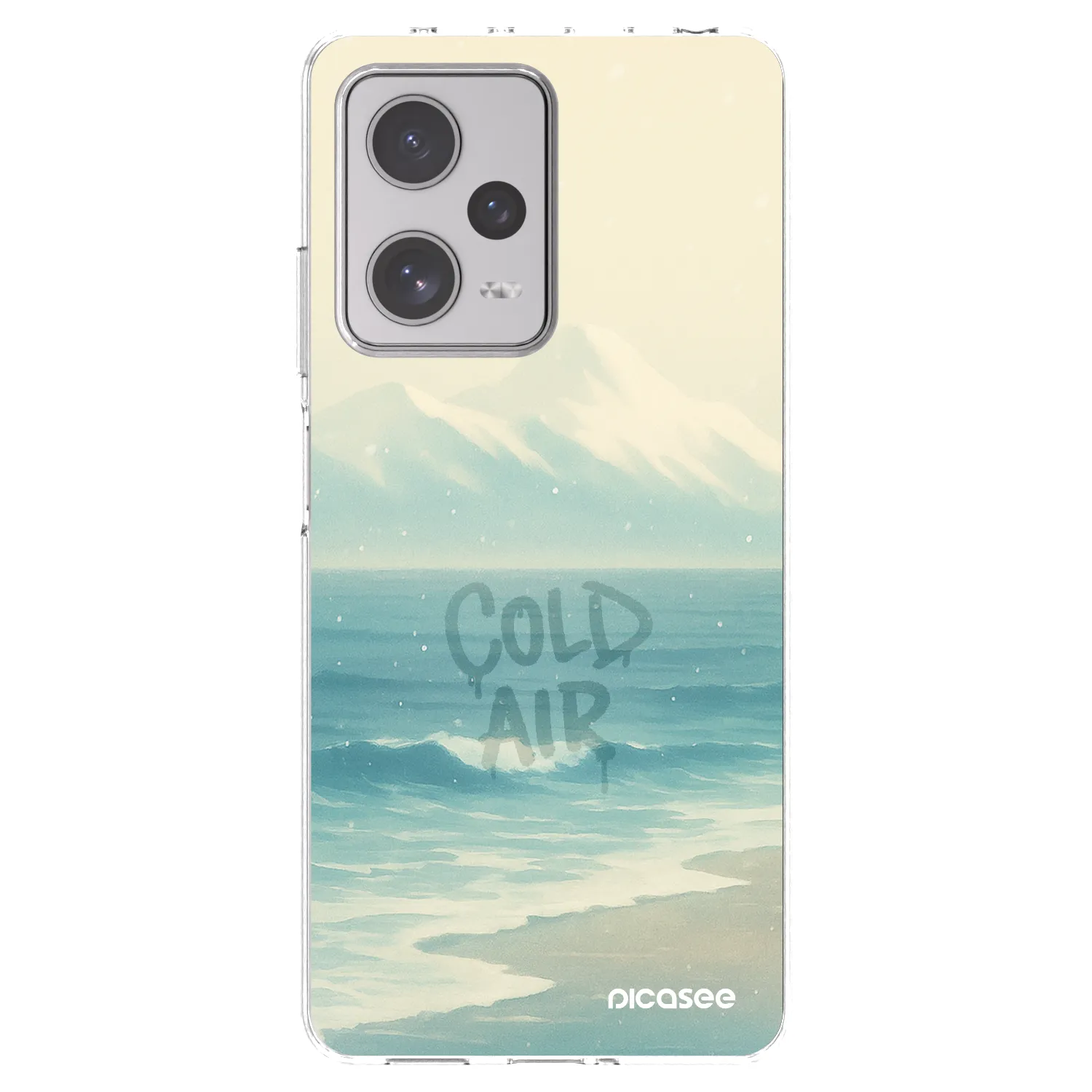Picasee silikonska prozirna maskica za Xiaomi Redmi Note 12 Pro+ 5G - COLD AIR