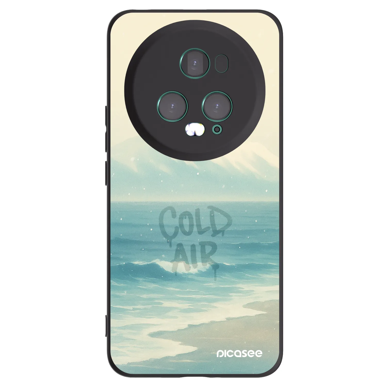 Picasee crna silikonska maskica za Honor Magic5 Pro - COLD AIR