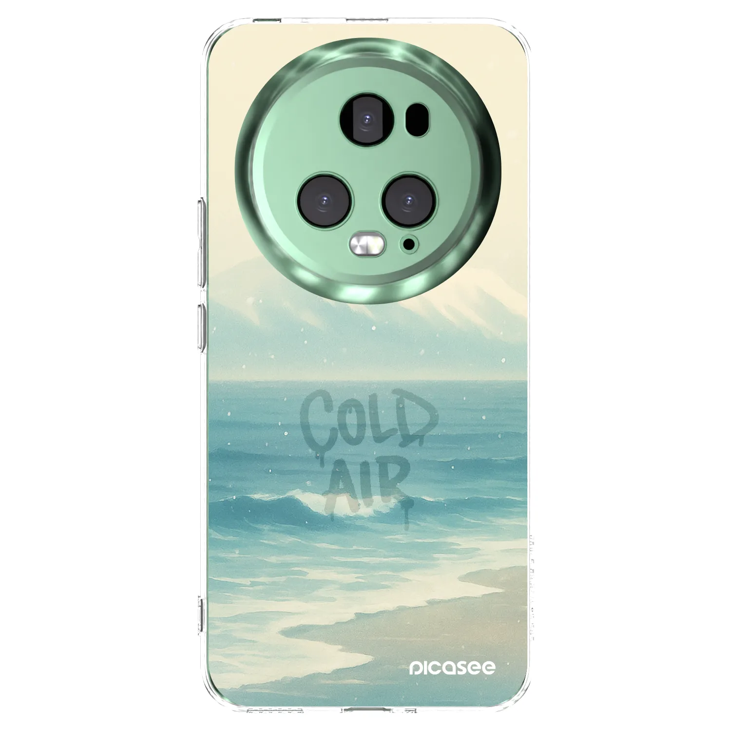 Picasee silikonska prozirna maskica za Honor Magic5 Pro - COLD AIR