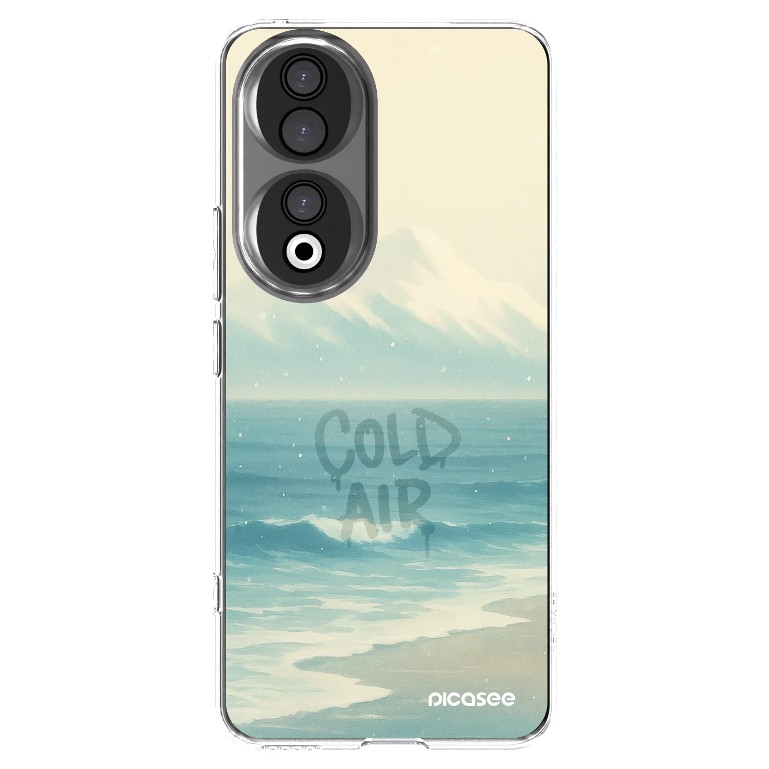 Picasee silikonska prozirna maskica za Honor 90 5G - COLD AIR