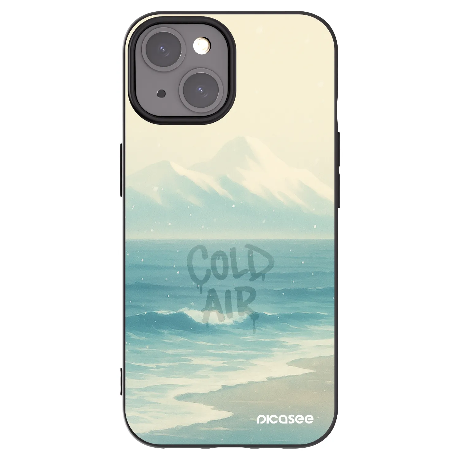 Picasee crna silikonska maskica za Apple iPhone 15 - COLD AIR