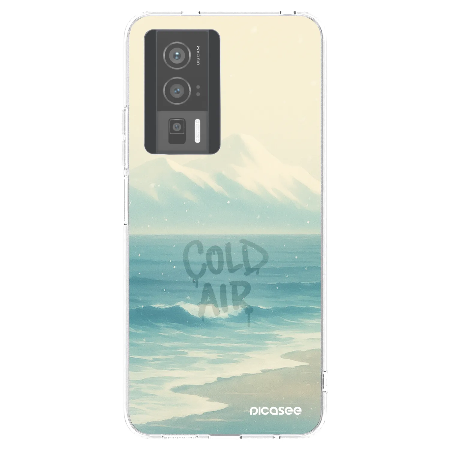 Picasee silikonska prozirna maskica za Xiaomi Poco F5 Pro 5G - COLD AIR